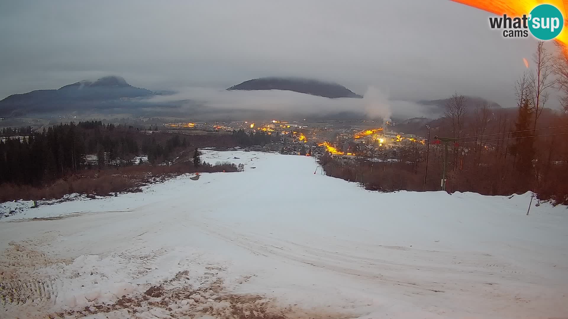 Livekamera Bohinjska Bistrica – Liveblick von der Skistation Kozji Hrbet
