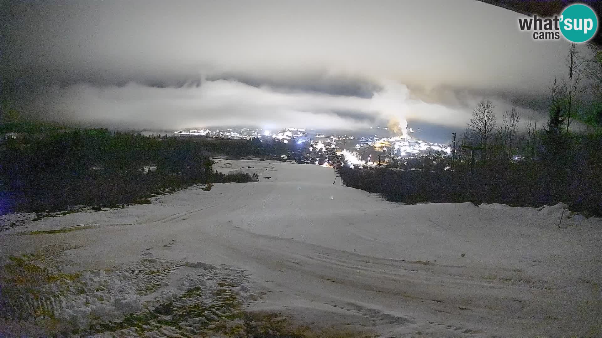 Webcam Bohinjska Bistrica – Vista live dalla stazione sciistica Kozji Hrbet