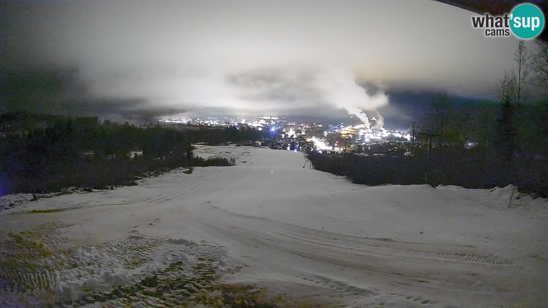 Webcam Bohinjska Bistrica – Vista live dalla stazione sciistica Kozji Hrbet