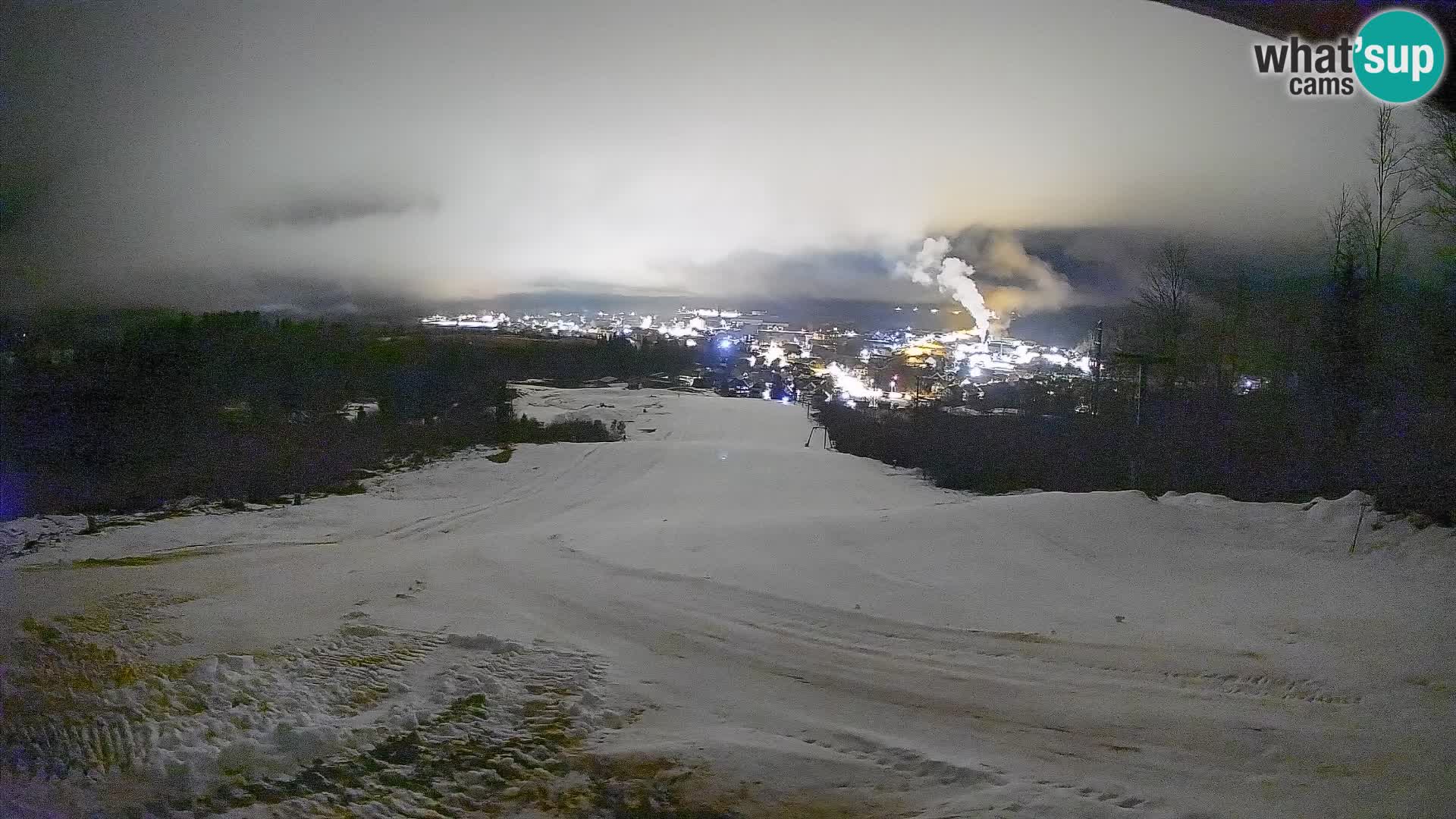 Webcam Bohinjska Bistrica – Live View from Kozji Hrbet Ski Station