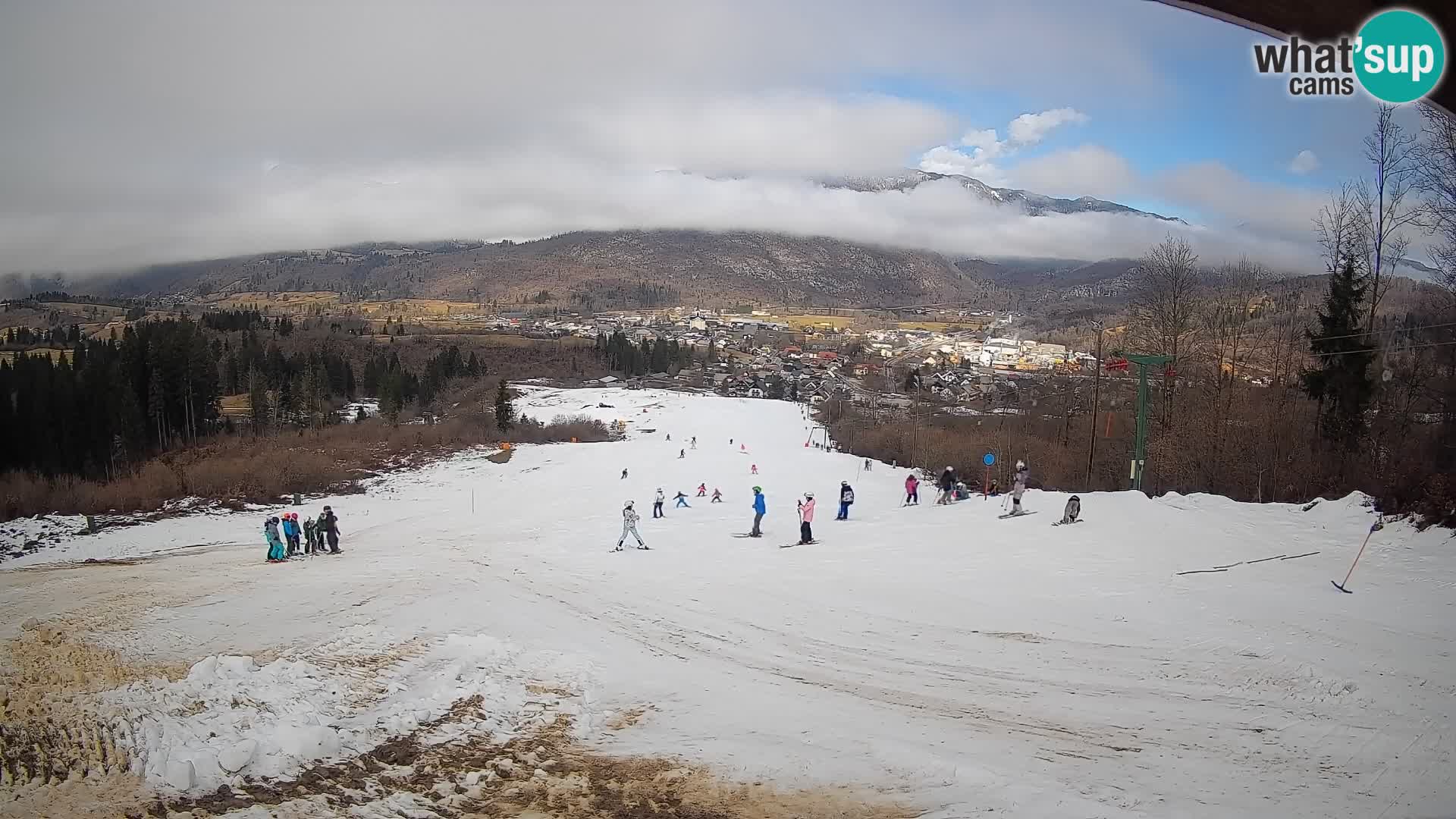 Spletna kamera Bohinjska Bistrica – Pogled v živo s smučišča Kozji Hrbet