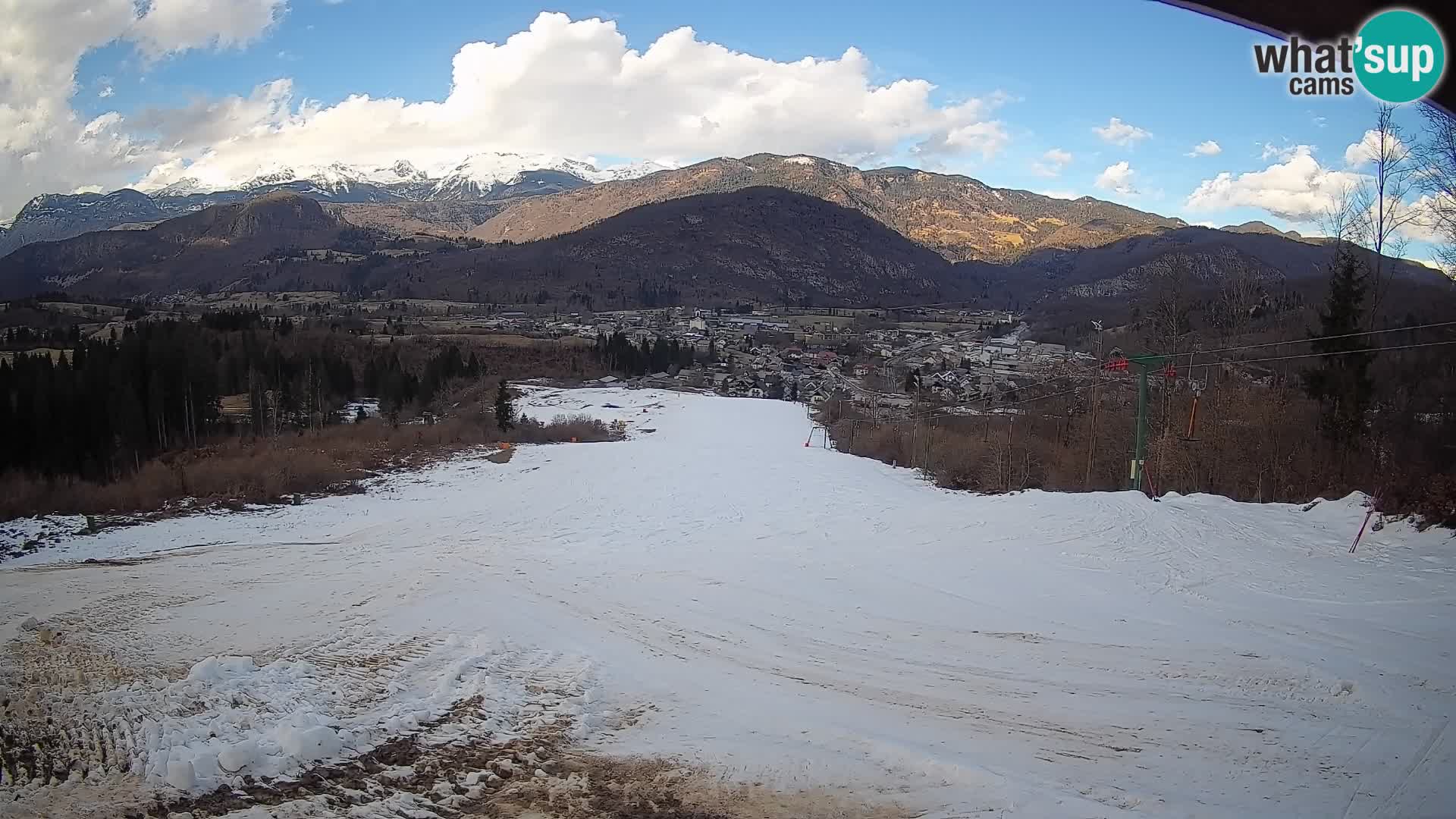 Spletna kamera Bohinjska Bistrica – Pogled v živo s smučišča Kozji Hrbet