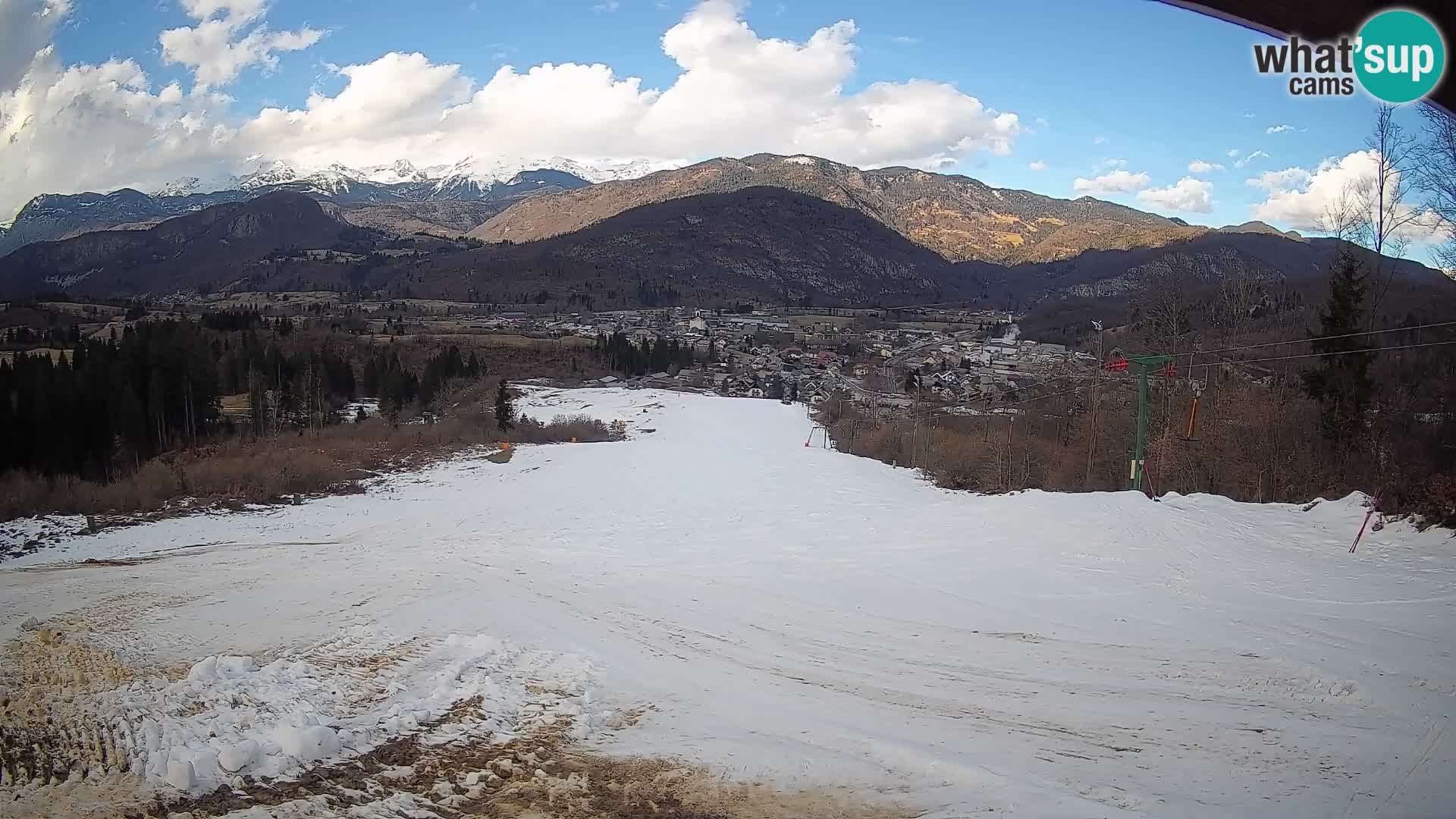 Spletna kamera Bohinjska Bistrica – Pogled v živo s smučišča Kozji Hrbet