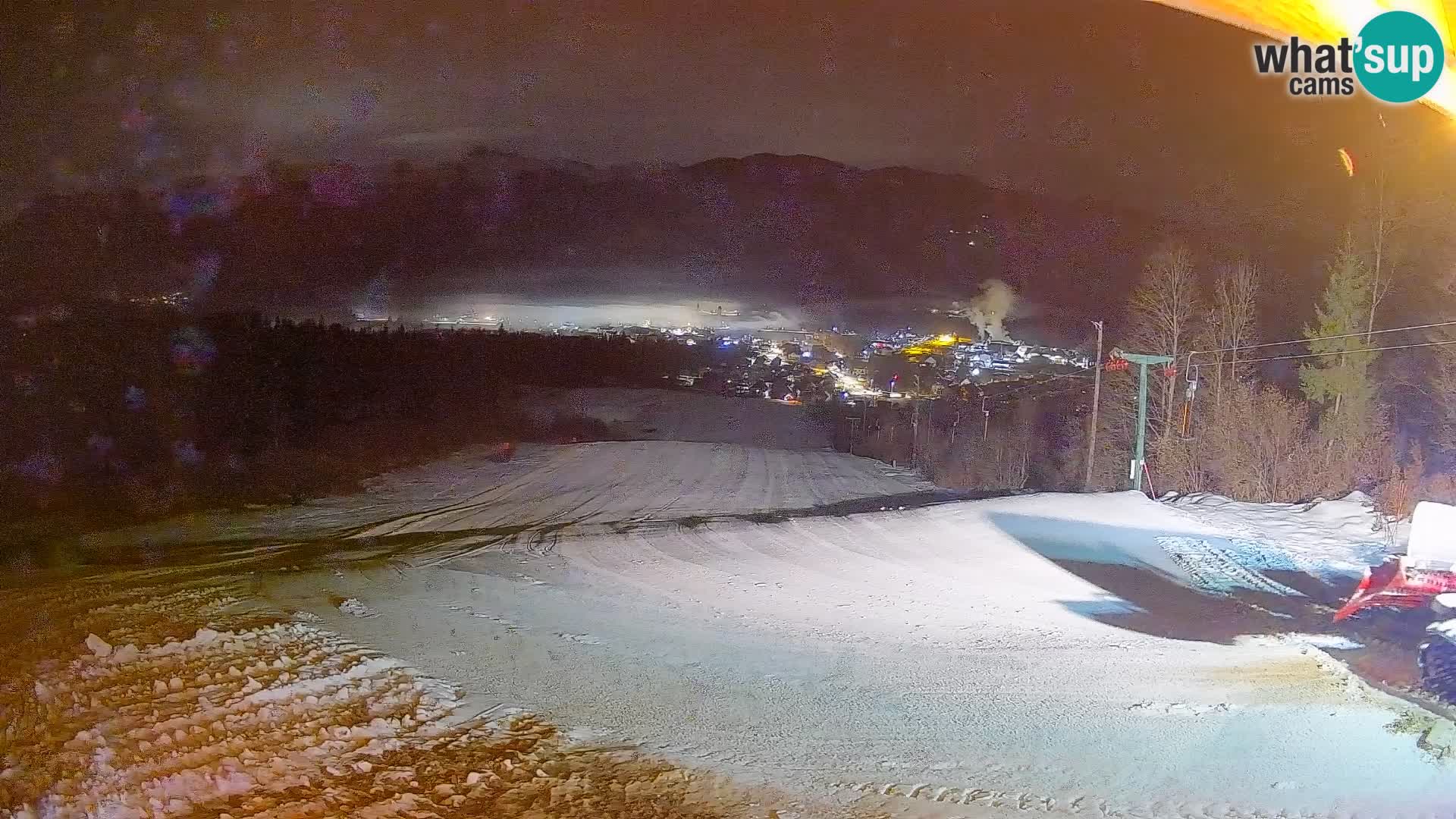 Spletna kamera Bohinjska Bistrica – Pogled v živo s smučišča Kozji Hrbet