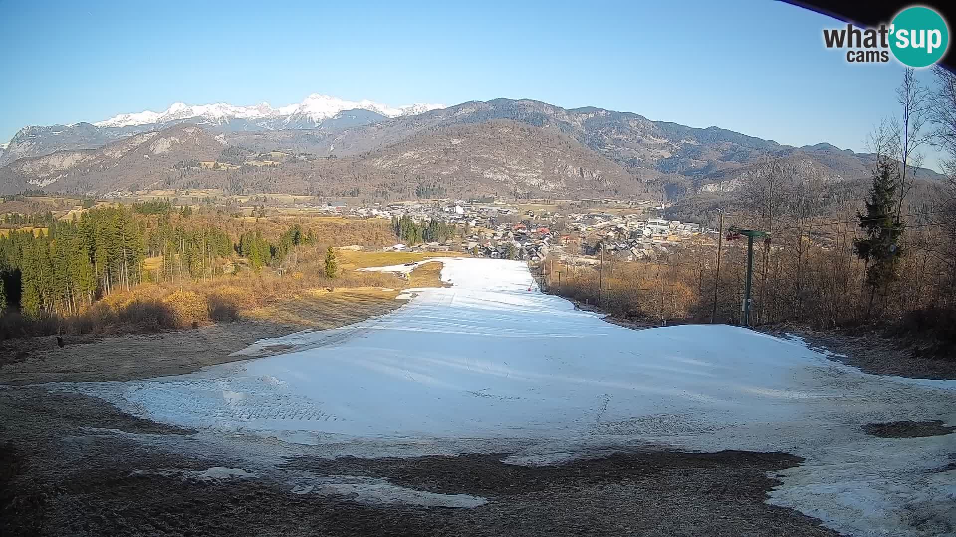 Webcam Bohinjska Bistrica – Vista live dalla stazione sciistica Kozji Hrbet