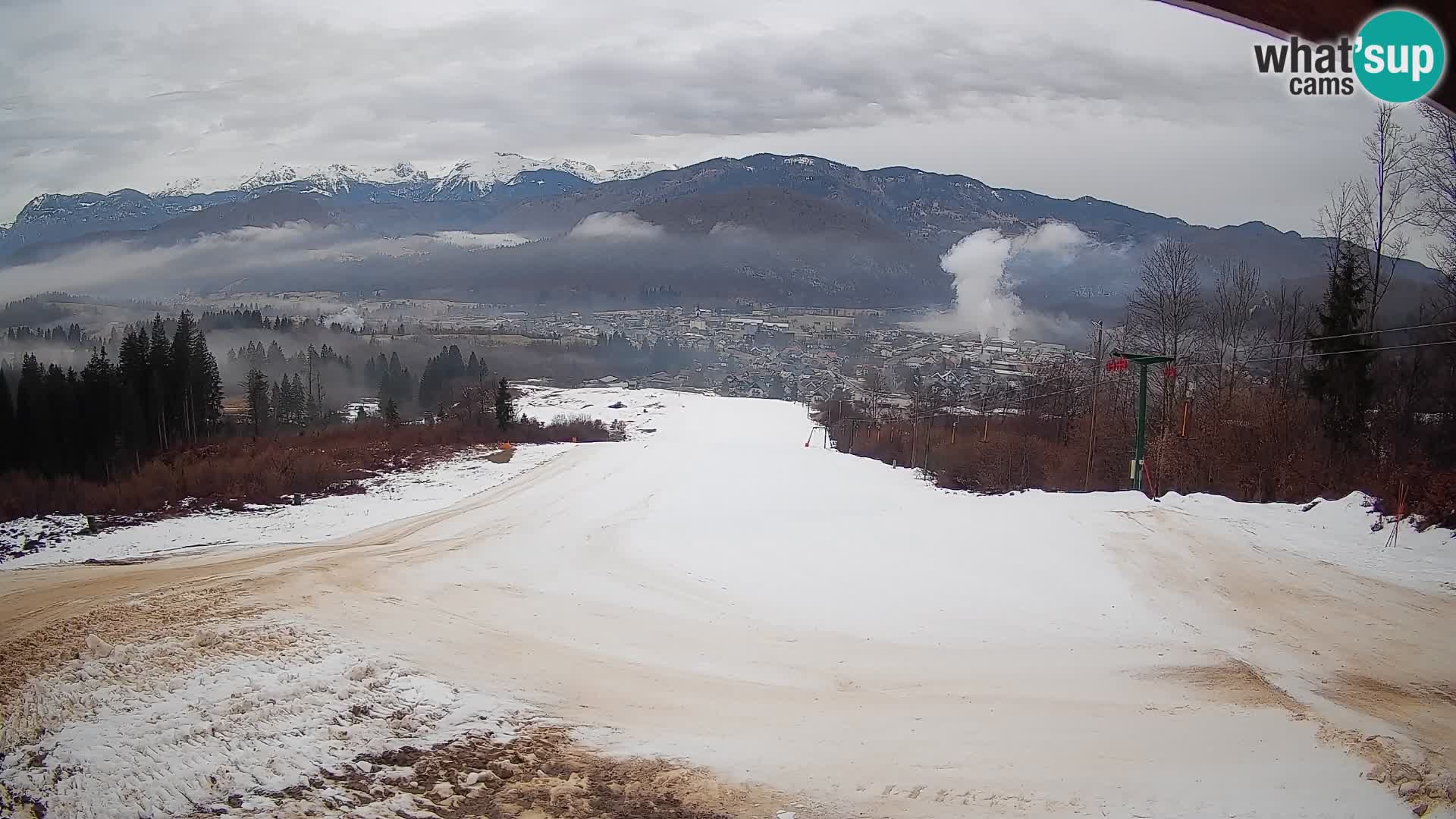 Webcam Bohinjska Bistrica – Live View from Kozji Hrbet Ski Station