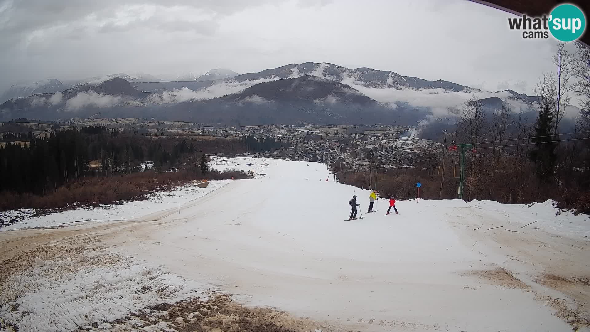 Webcam Bohinjska Bistrica – Live View from Kozji Hrbet Ski Station
