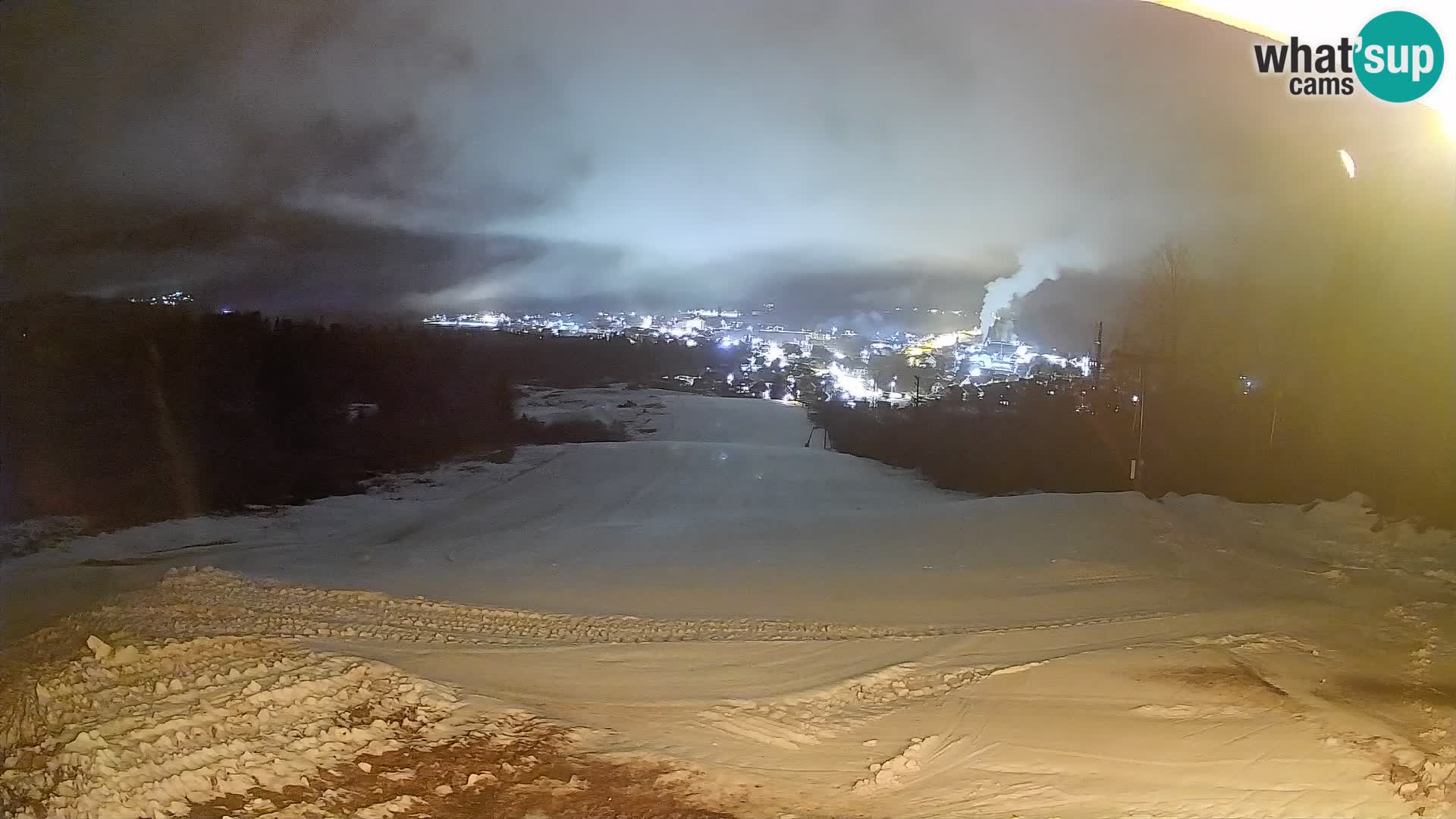 Spletna kamera Bohinjska Bistrica – Pogled v živo s smučišča Kozji Hrbet