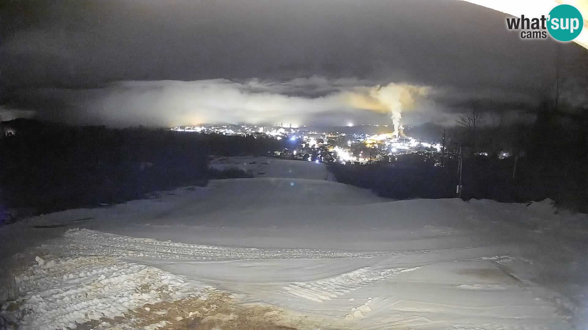 Spletna kamera Bohinjska Bistrica – Pogled v živo s smučišča Kozji Hrbet