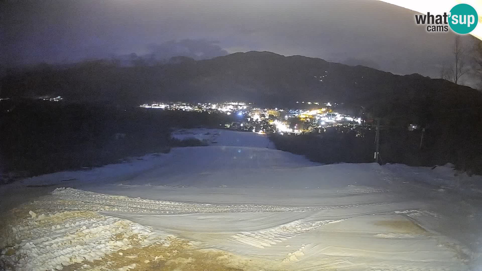 Spletna kamera Bohinjska Bistrica – Pogled v živo s smučišča Kozji Hrbet