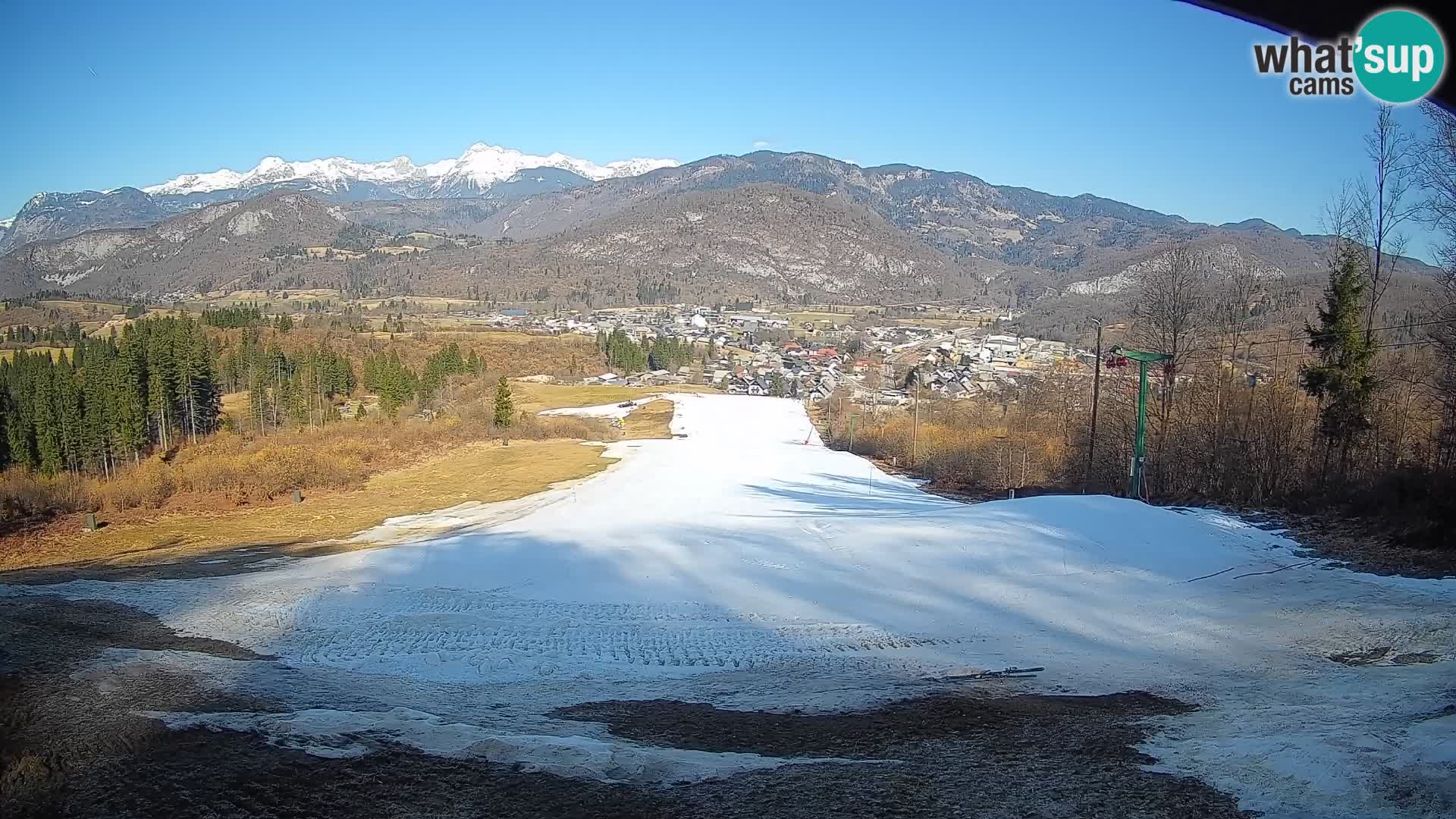 Webcam Bohinjska Bistrica – Live View from Kozji Hrbet Ski Station