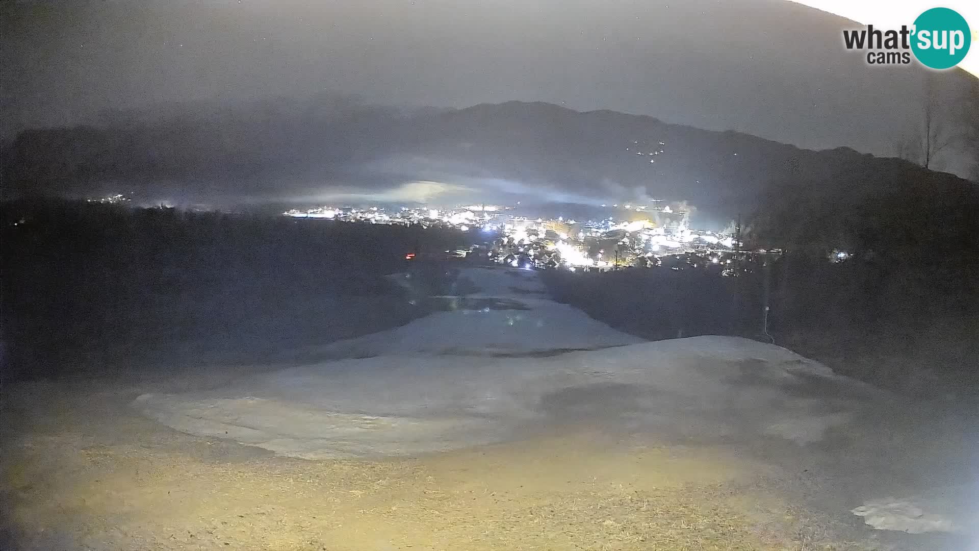 Spletna kamera Bohinjska Bistrica – Pogled v živo s smučišča Kozji Hrbet