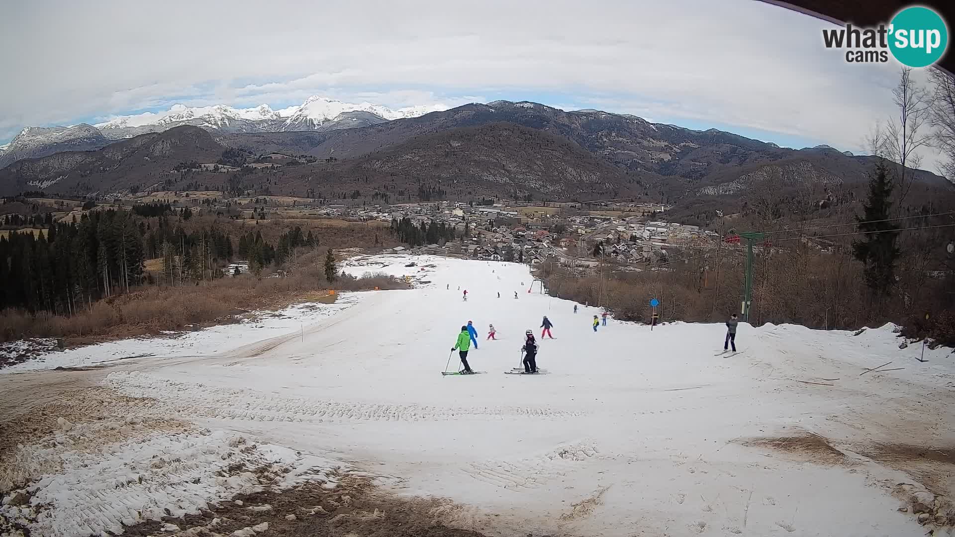 Kamera uživo Bohinjska Bistrica – Pogled u stvarnom vremenu sa skijališta Kozji Hrbet