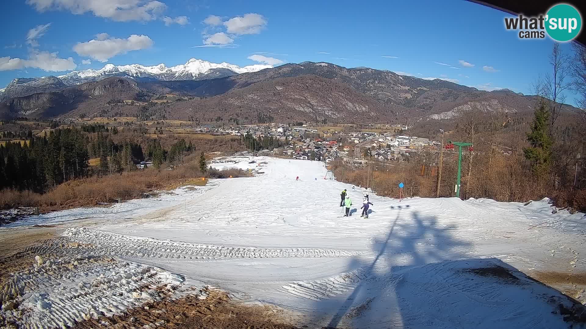 Spletna kamera Bohinjska Bistrica – Pogled v živo s smučišča Kozji Hrbet