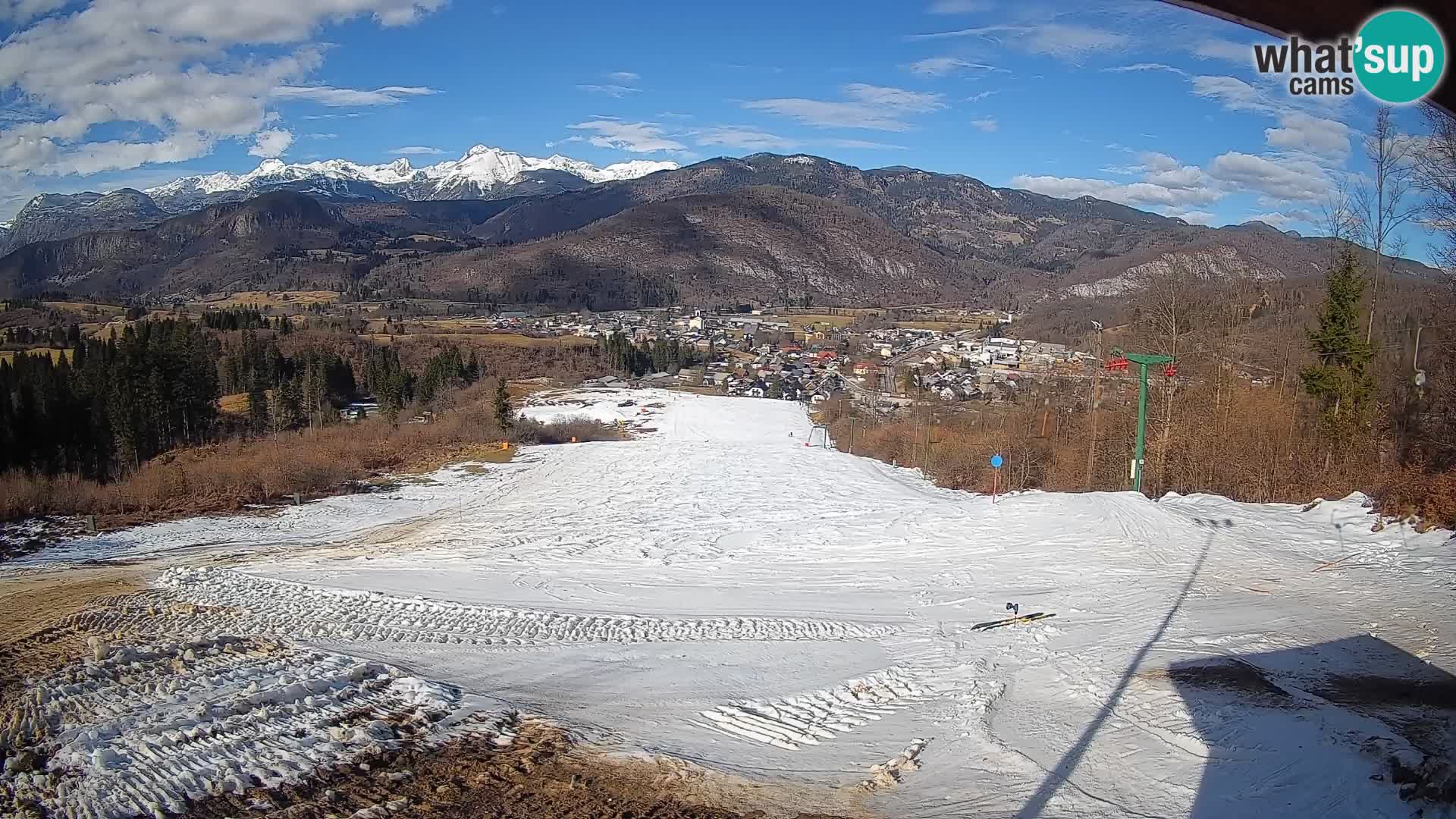 Webcam Bohinjska Bistrica – Live View from Kozji Hrbet Ski Station