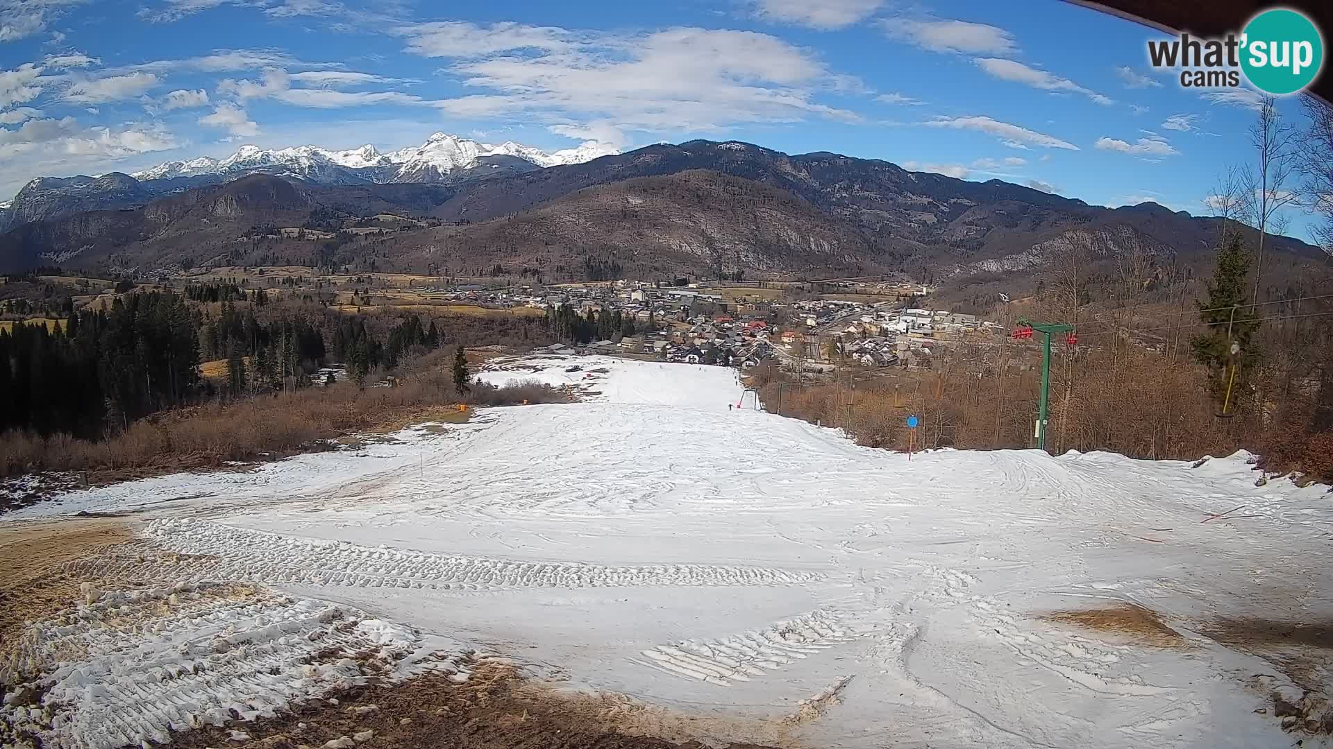 Spletna kamera Bohinjska Bistrica – Pogled v živo s smučišča Kozji Hrbet