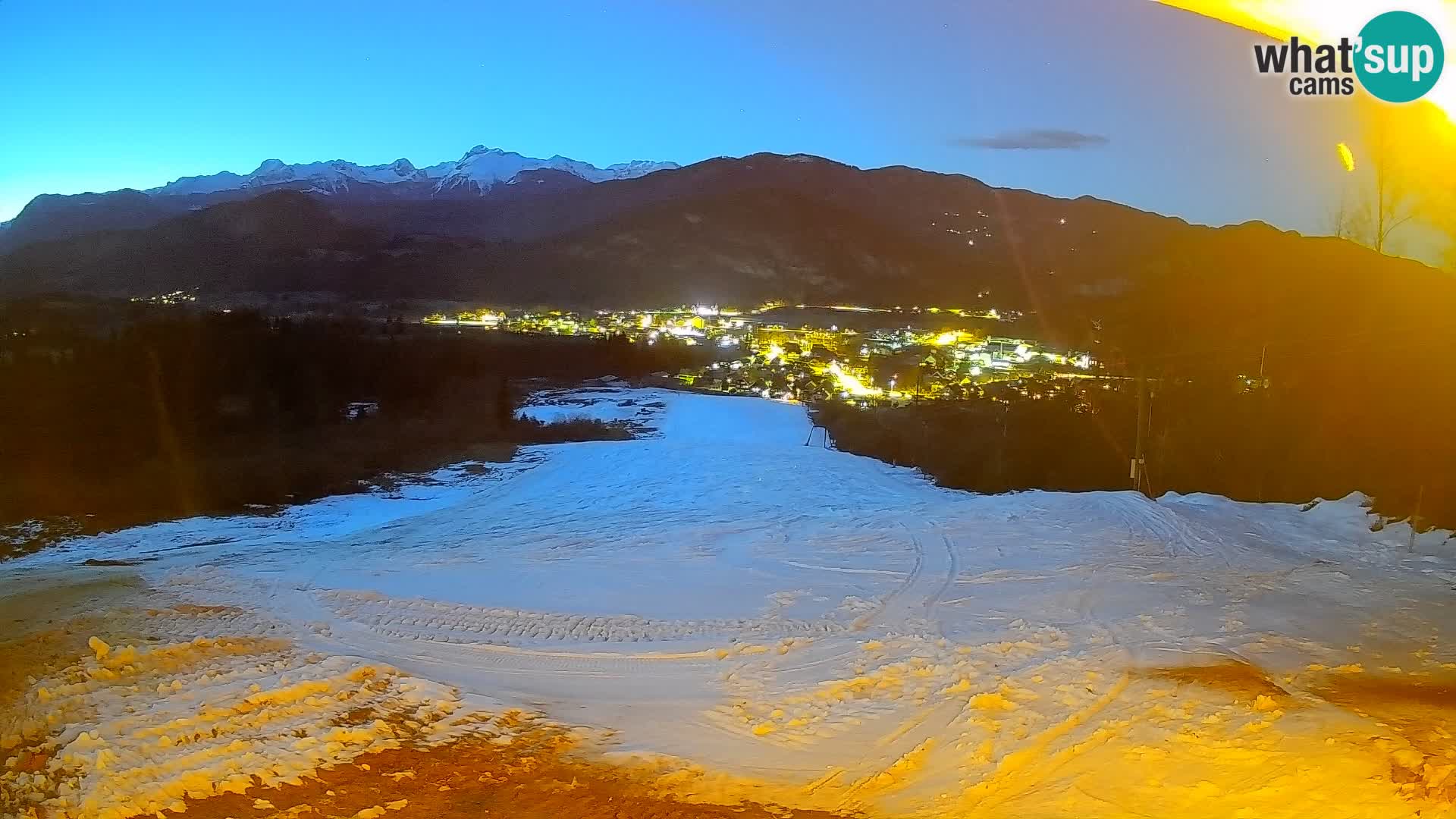 Webcam Bohinjska Bistrica – Live View from Kozji Hrbet Ski Station