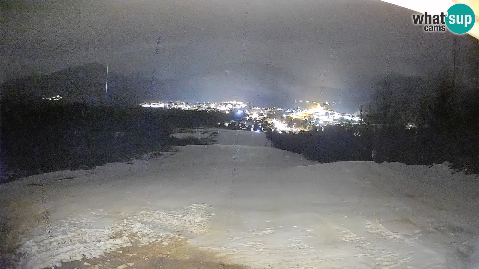 Spletna kamera Bohinjska Bistrica – Pogled v živo s smučišča Kozji Hrbet