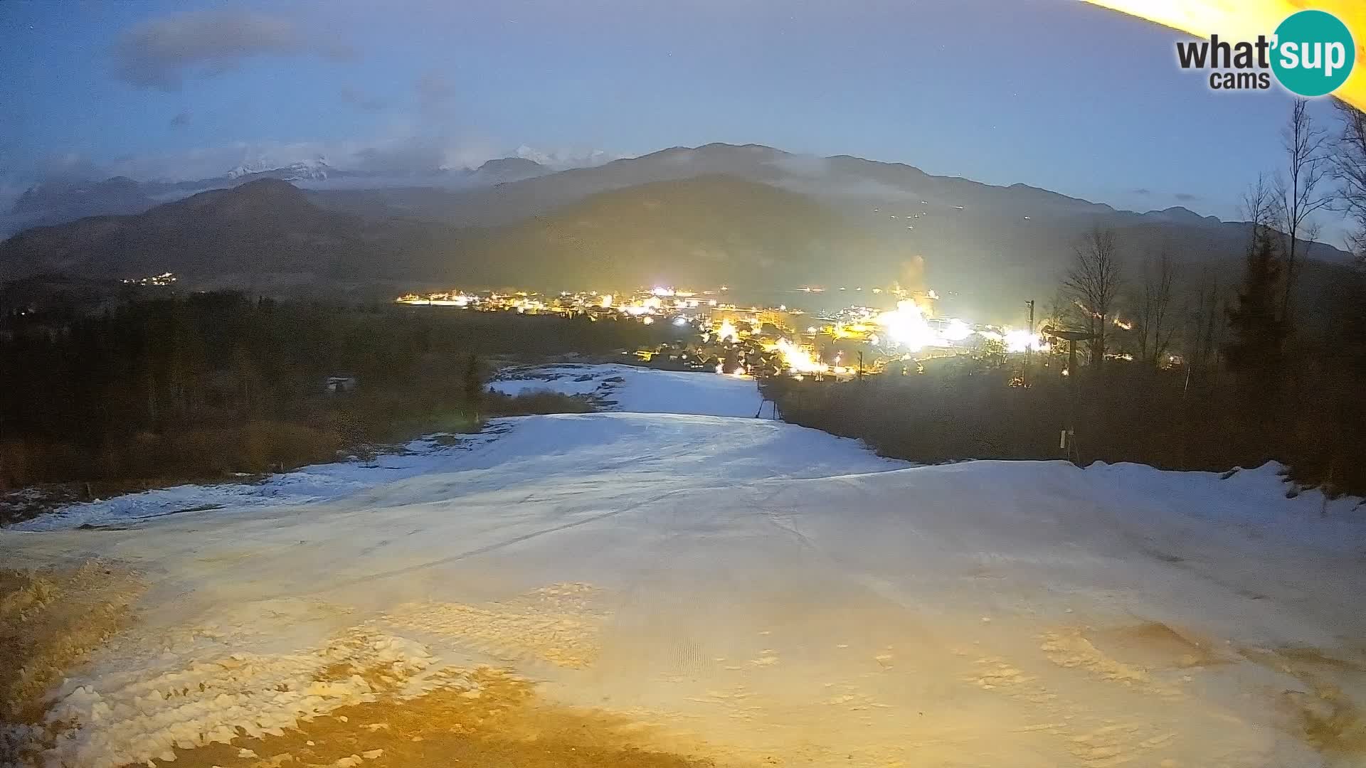 Webcam Bohinjska Bistrica – Vista live dalla stazione sciistica Kozji Hrbet