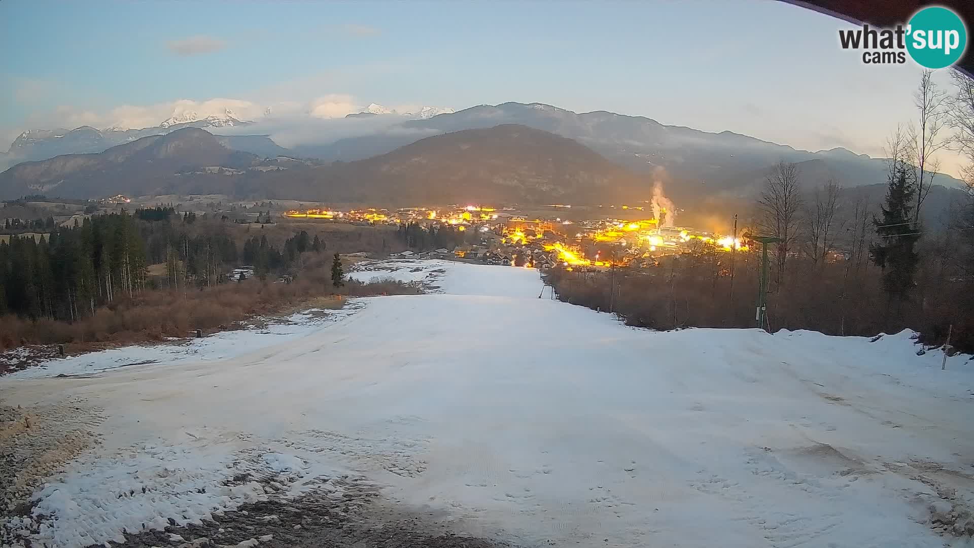Webcam Bohinjska Bistrica – Vue en direct depuis la station de ski Kozji Hrbet