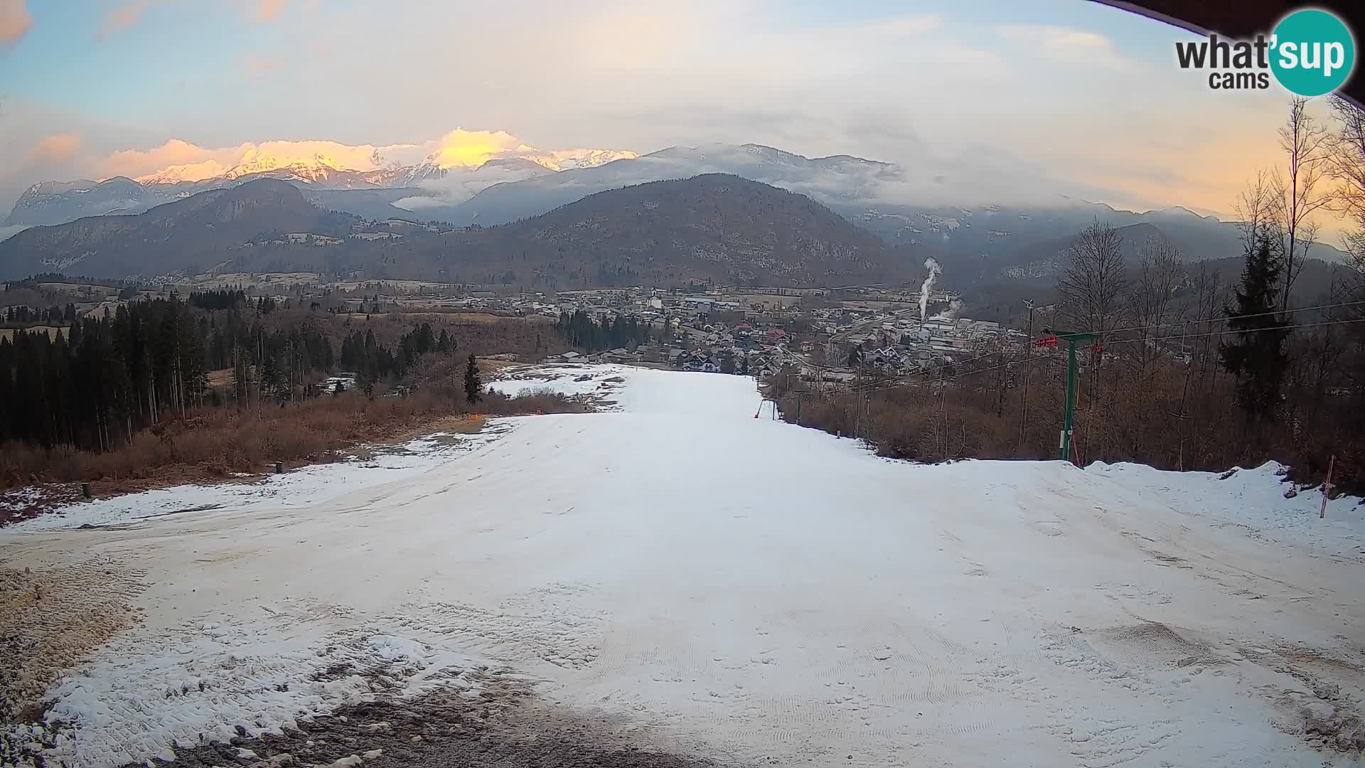Livekamera Bohinjska Bistrica – Liveblick von der Skistation Kozji Hrbet