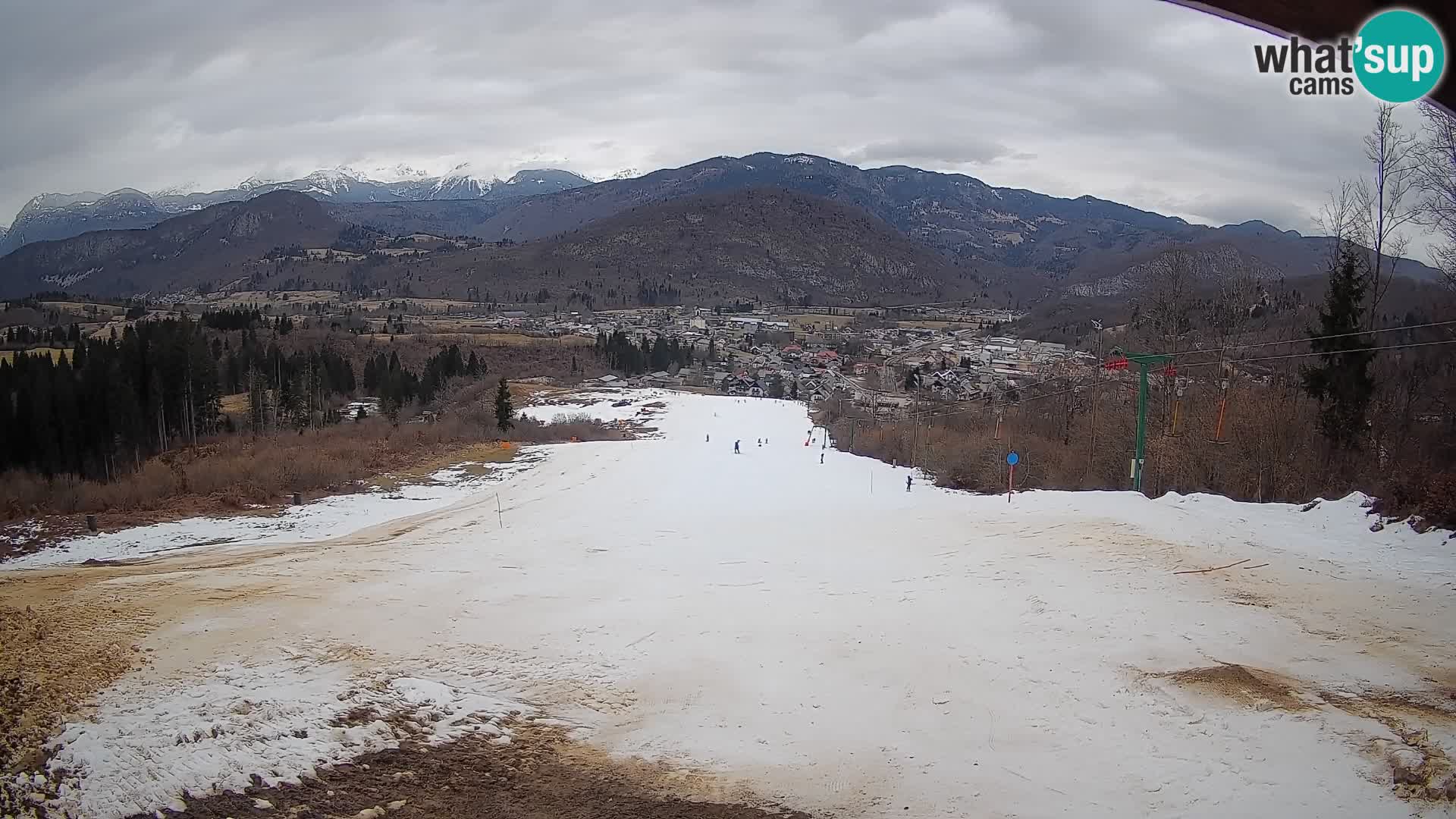 Kamera uživo Bohinjska Bistrica – Pogled u stvarnom vremenu sa skijališta Kozji Hrbet