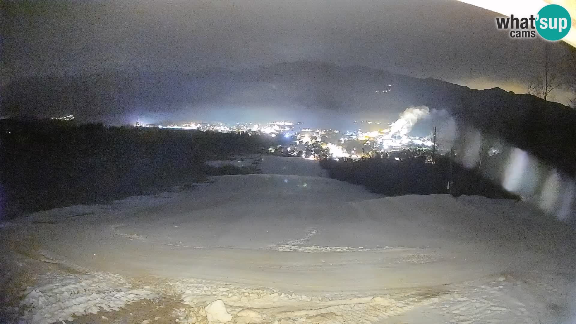 Kamera uživo Bohinjska Bistrica – Pogled u stvarnom vremenu sa skijališta Kozji Hrbet