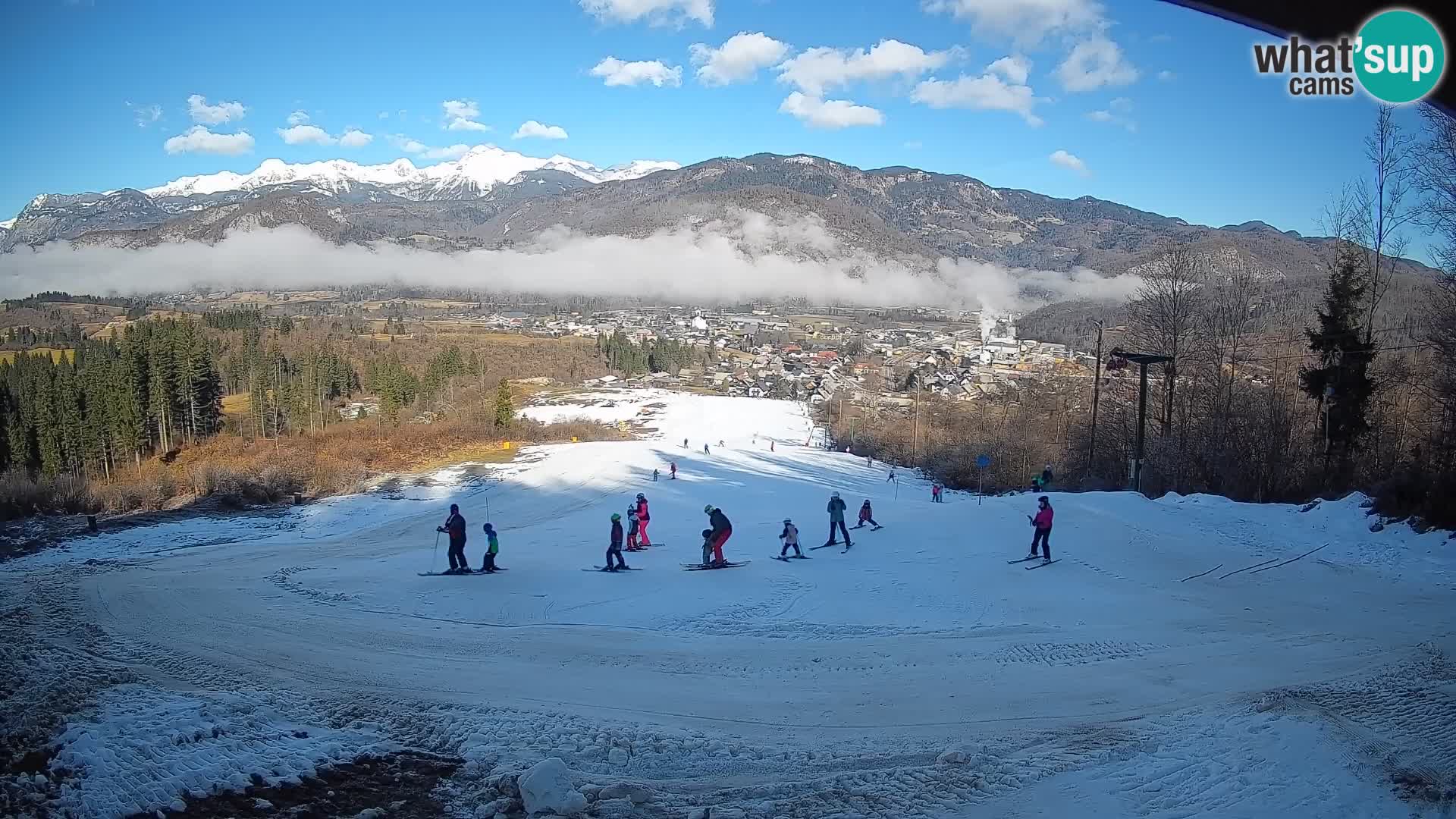 Webcam Bohinjska Bistrica – Live View from Kozji Hrbet Ski Station