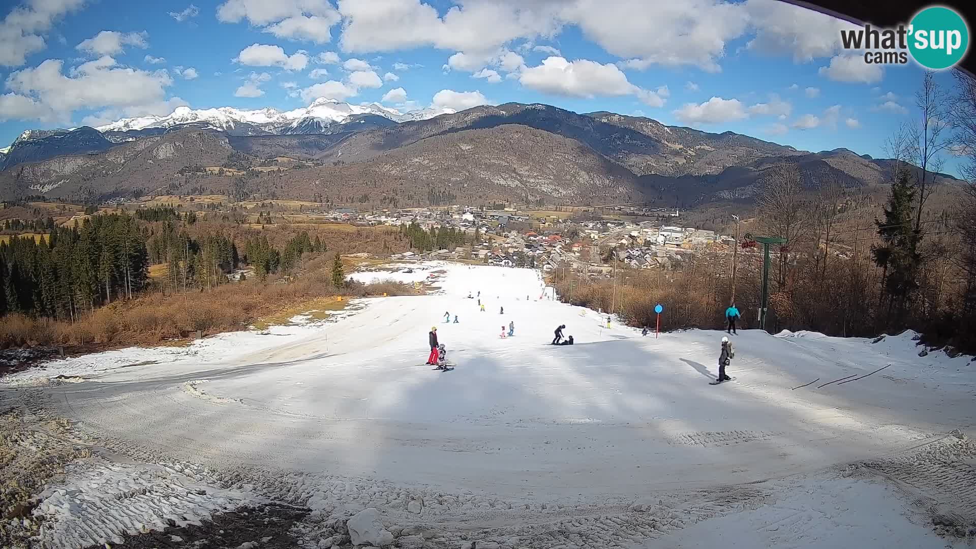 Webcam Bohinjska Bistrica – Live View from Kozji Hrbet Ski Station