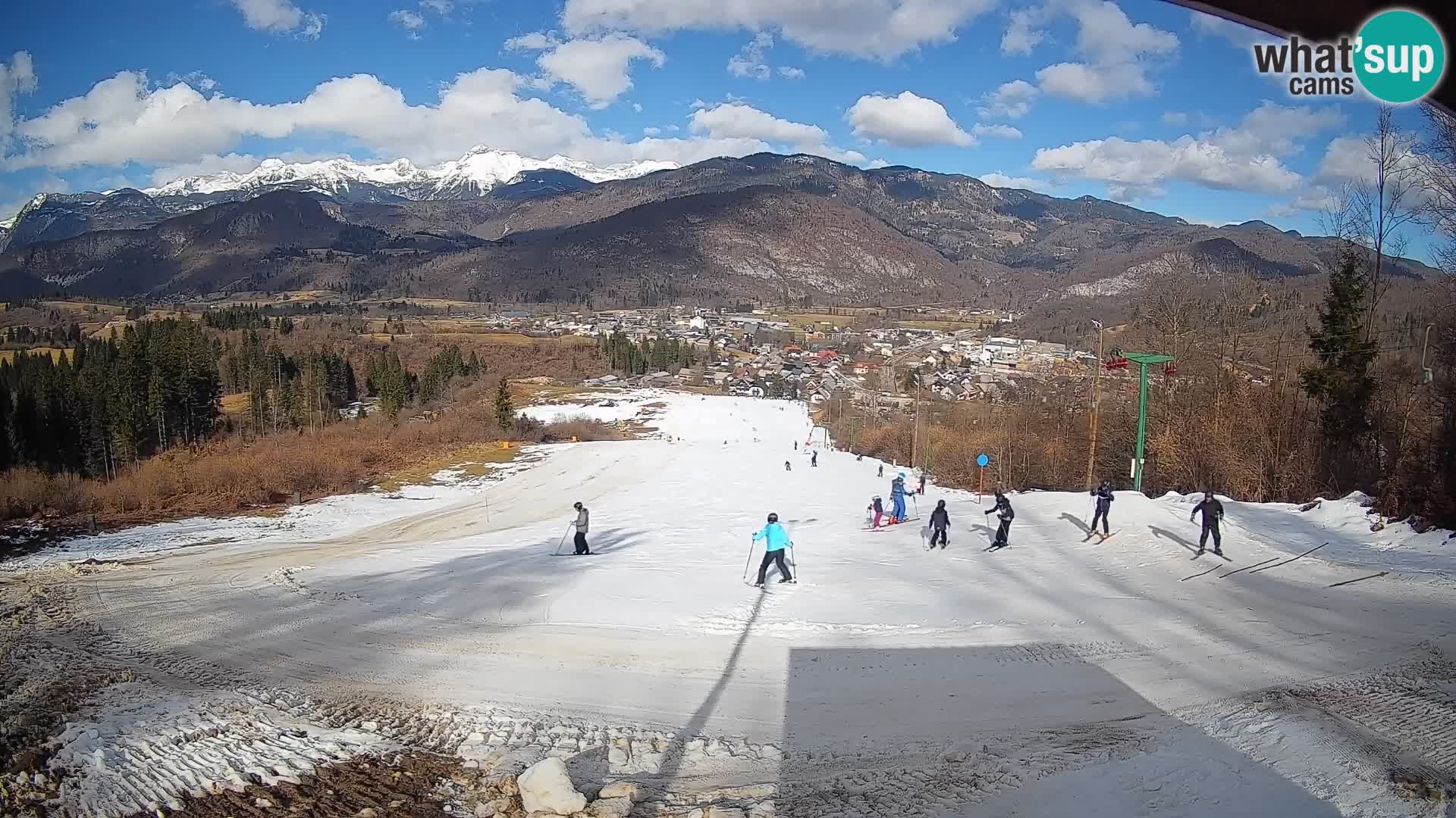 Spletna kamera Bohinjska Bistrica – Pogled v živo s smučišča Kozji Hrbet
