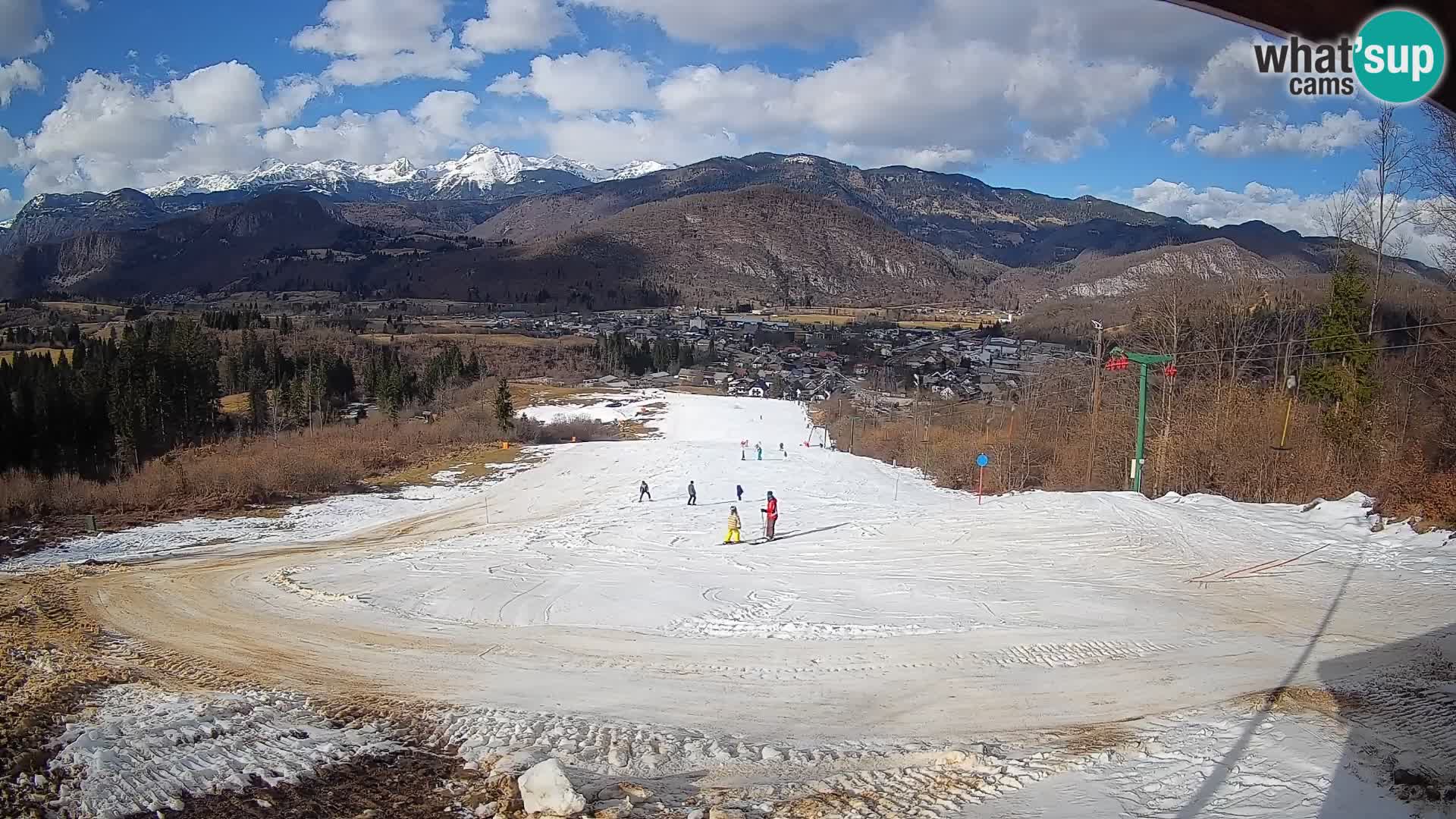 Spletna kamera Bohinjska Bistrica – Pogled v živo s smučišča Kozji Hrbet