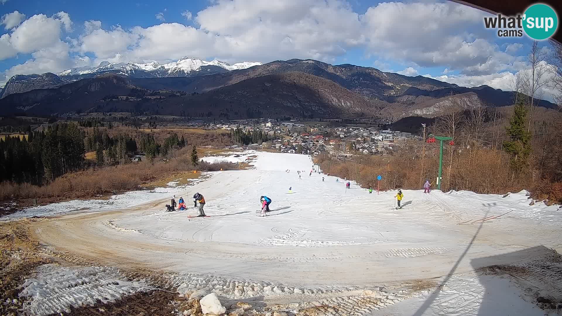 Kamera uživo Bohinjska Bistrica – Pogled u stvarnom vremenu sa skijališta Kozji Hrbet