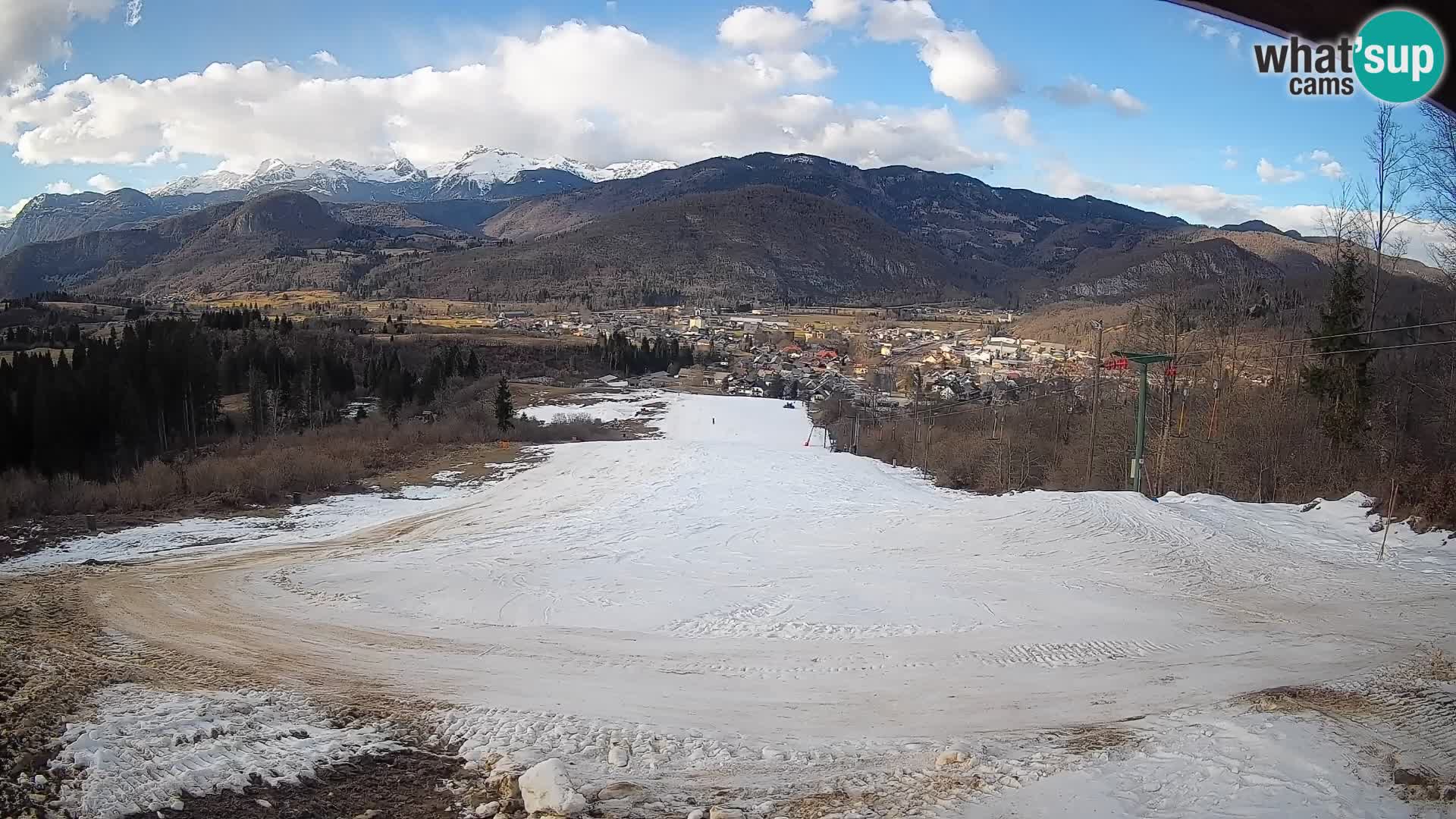 Spletna kamera Bohinjska Bistrica – Pogled v živo s smučišča Kozji Hrbet