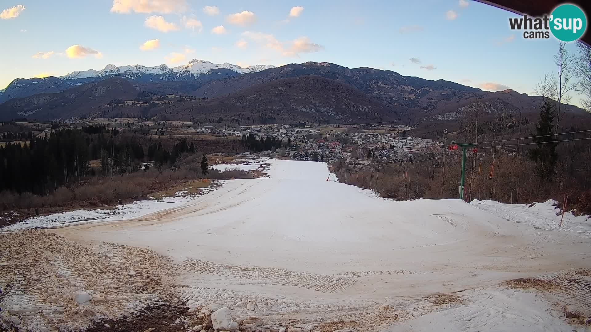 Webcam Bohinjska Bistrica – Live View from Kozji Hrbet Ski Station