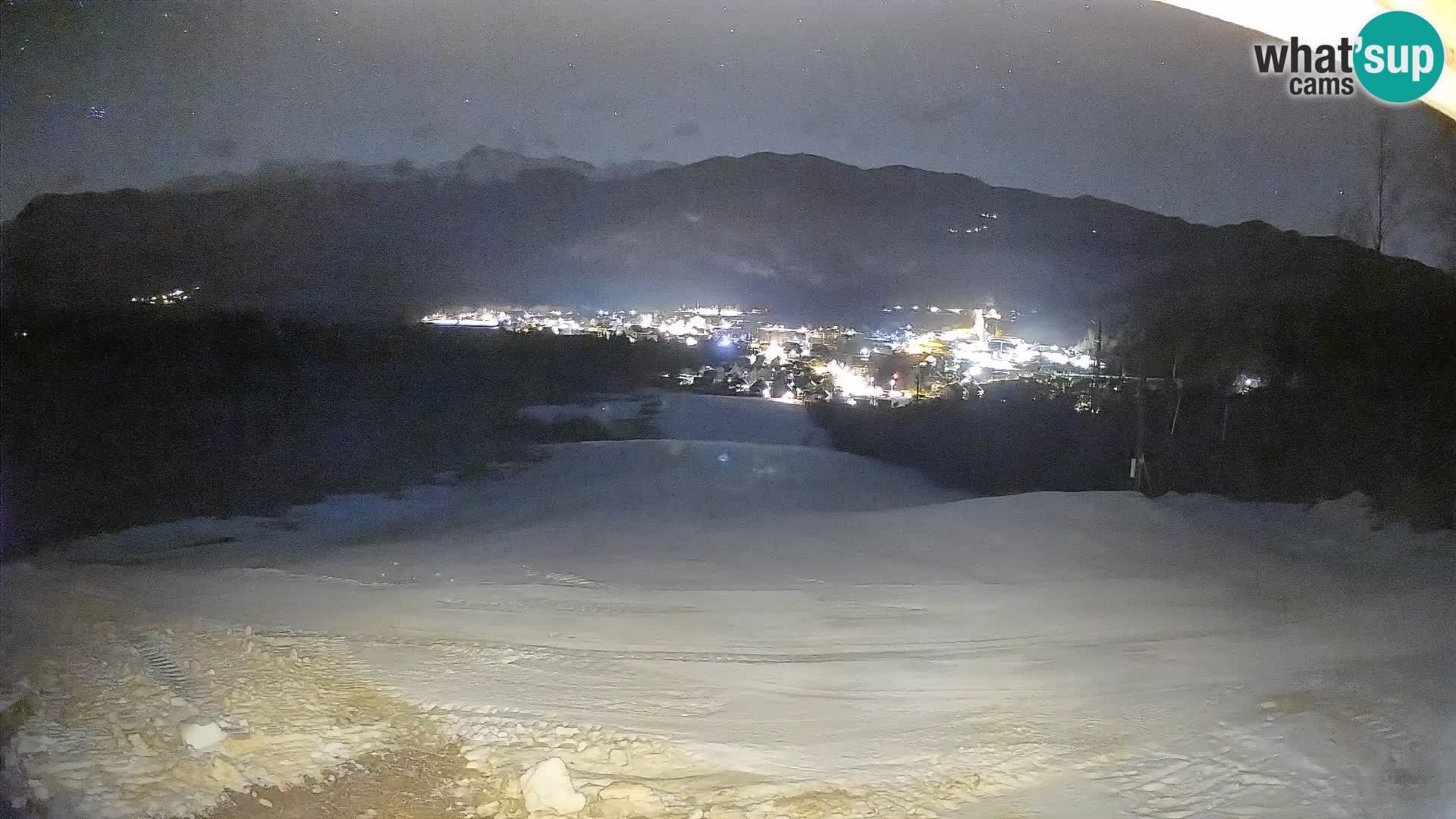 Spletna kamera Bohinjska Bistrica – Pogled v živo s smučišča Kozji Hrbet