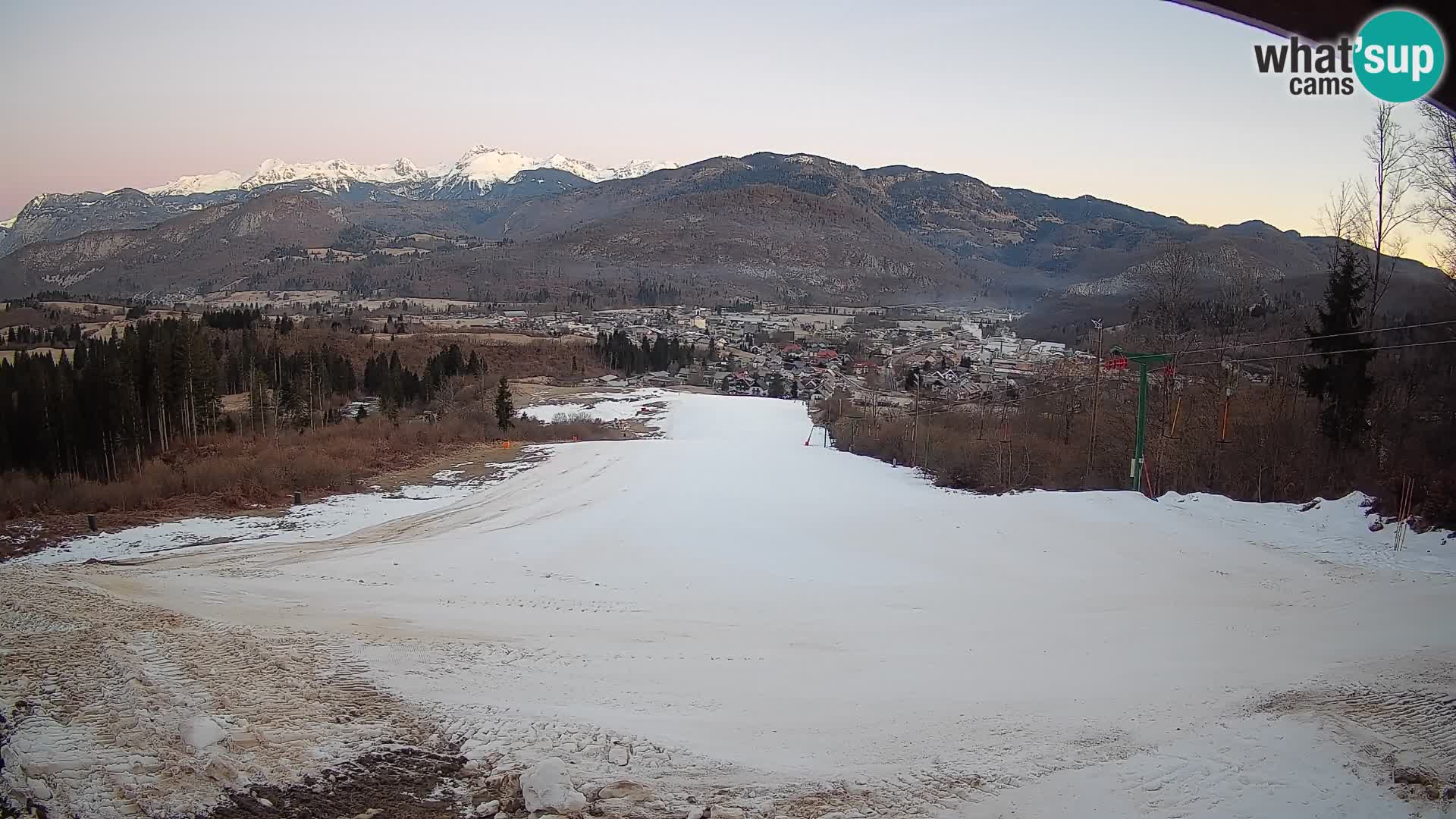 Cámara en vivo Bohinjska Bistrica – Vista en directo desde la estación de esquí Kozji Hrbet