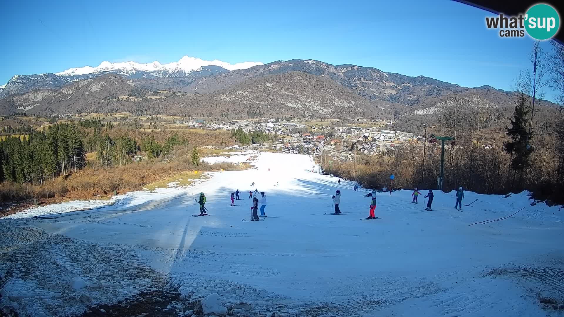 Webcam Bohinjska Bistrica – Live View from Kozji Hrbet Ski Station