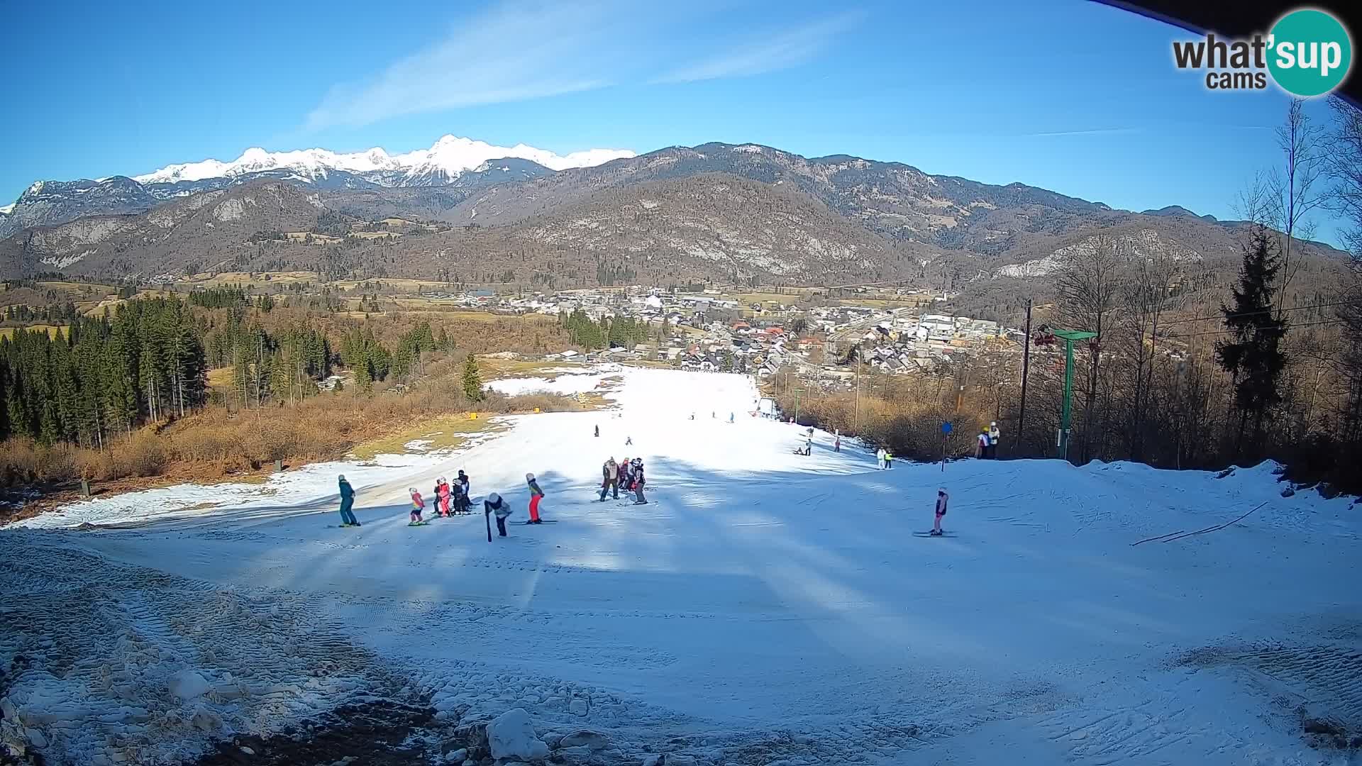Webcam Bohinjska Bistrica – Vista live dalla stazione sciistica Kozji Hrbet