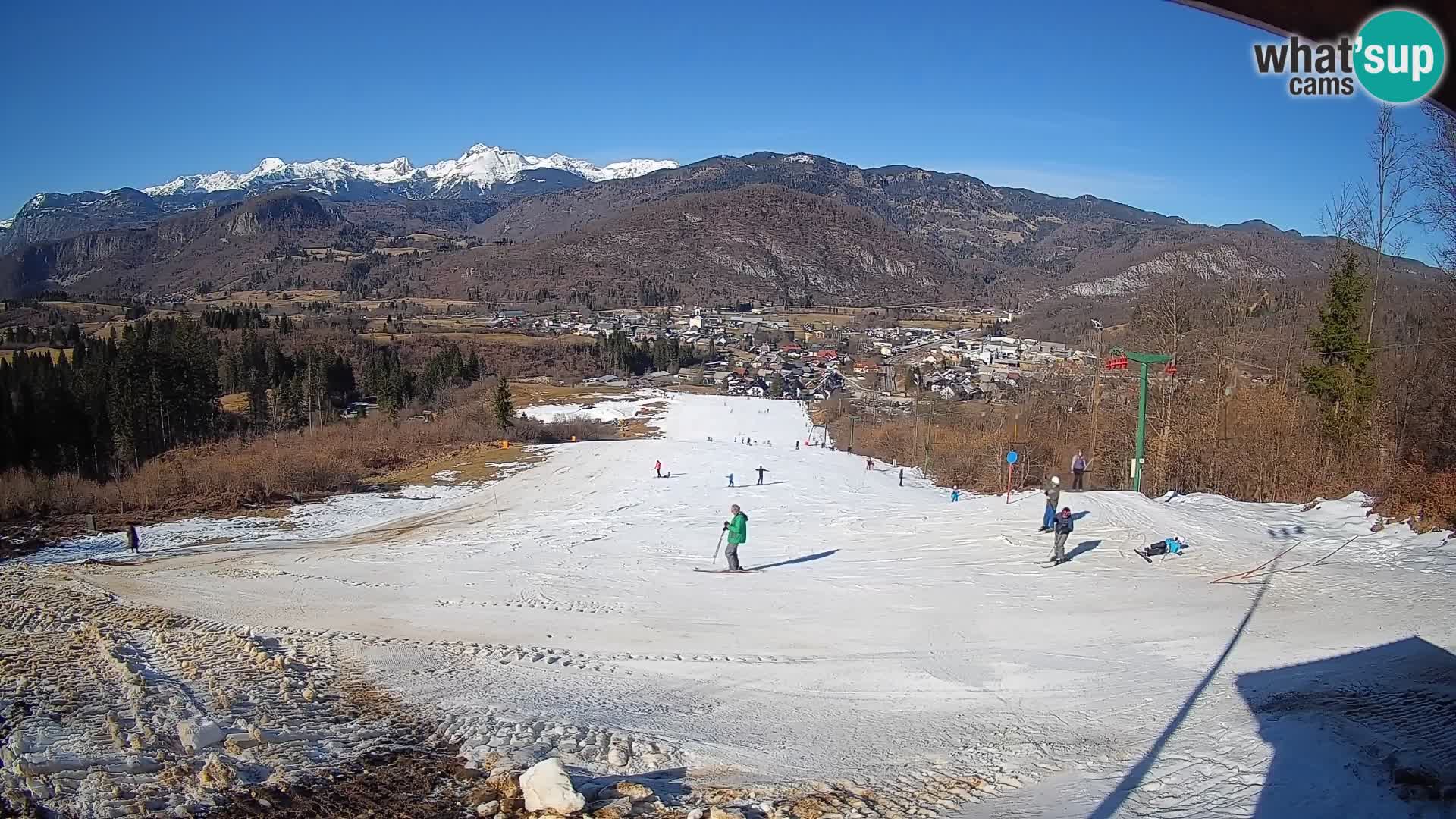 Spletna kamera Bohinjska Bistrica – Pogled v živo s smučišča Kozji Hrbet