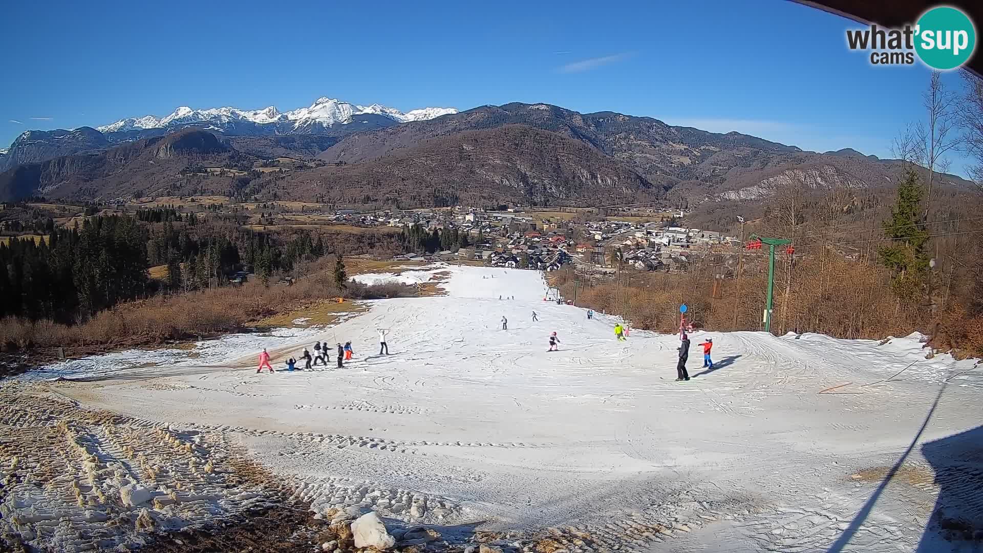Spletna kamera Bohinjska Bistrica – Pogled v živo s smučišča Kozji Hrbet