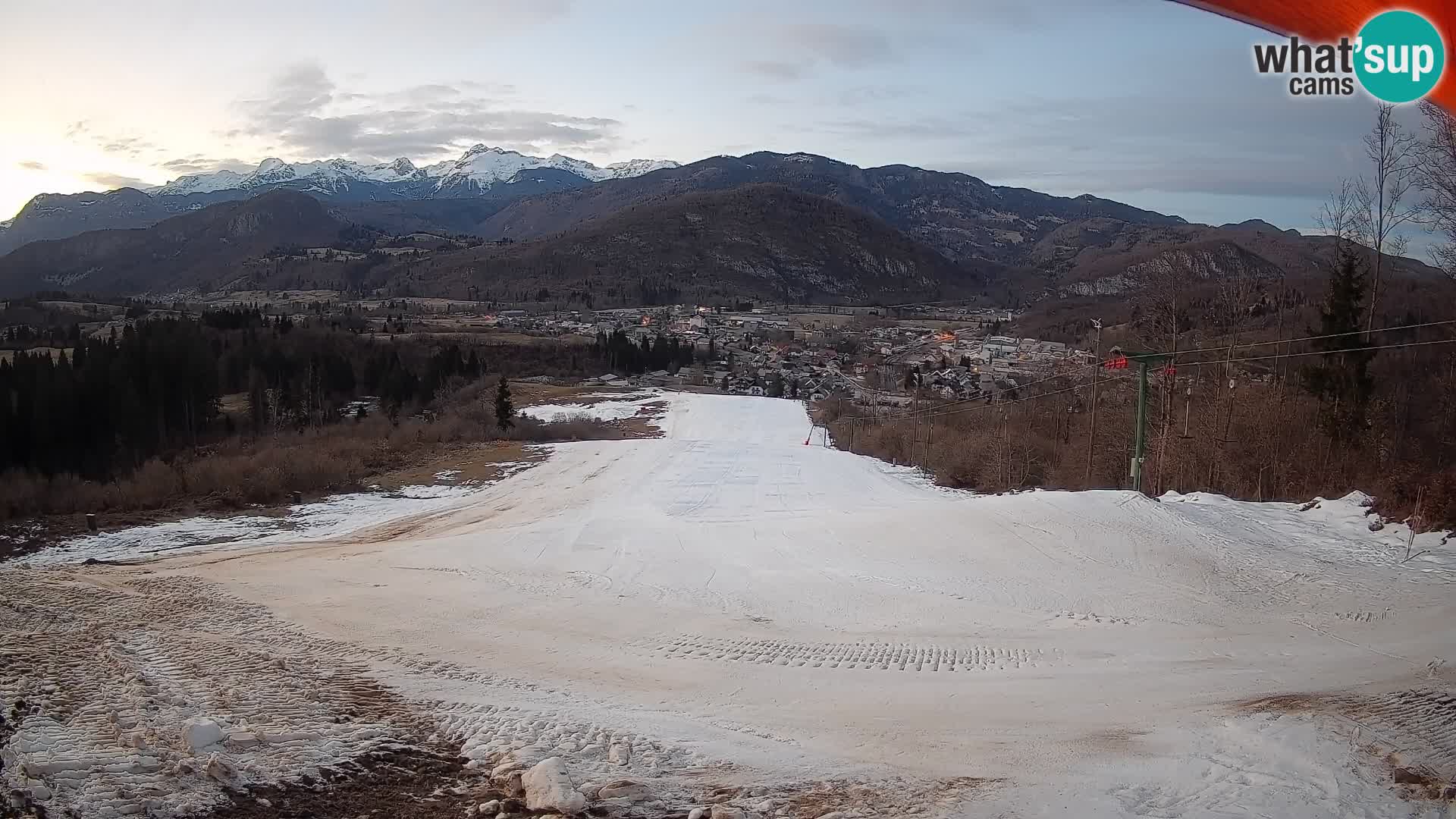 Spletna kamera Bohinjska Bistrica – Pogled v živo s smučišča Kozji Hrbet