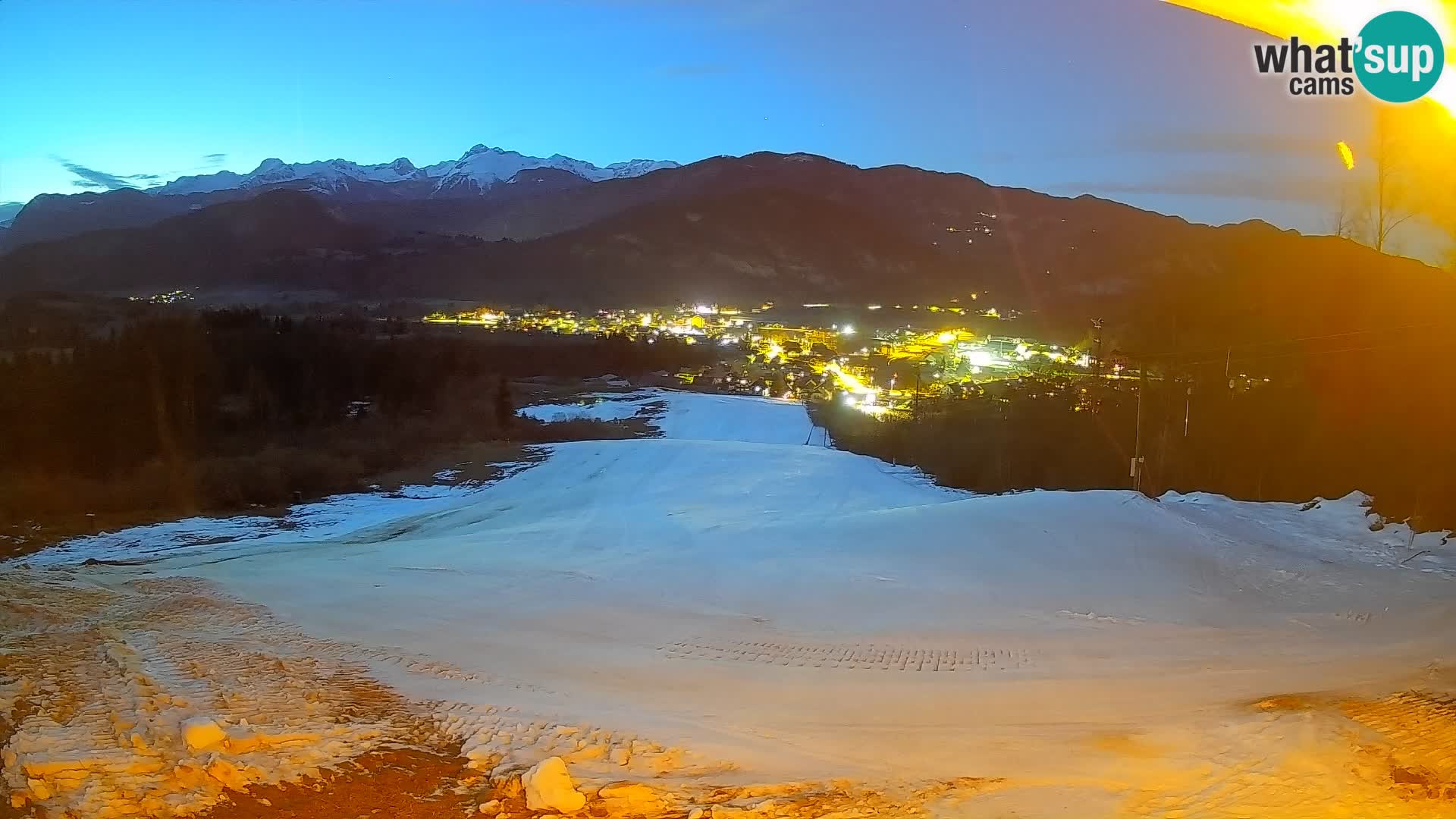 Webcam Bohinjska Bistrica – Vista live dalla stazione sciistica Kozji Hrbet