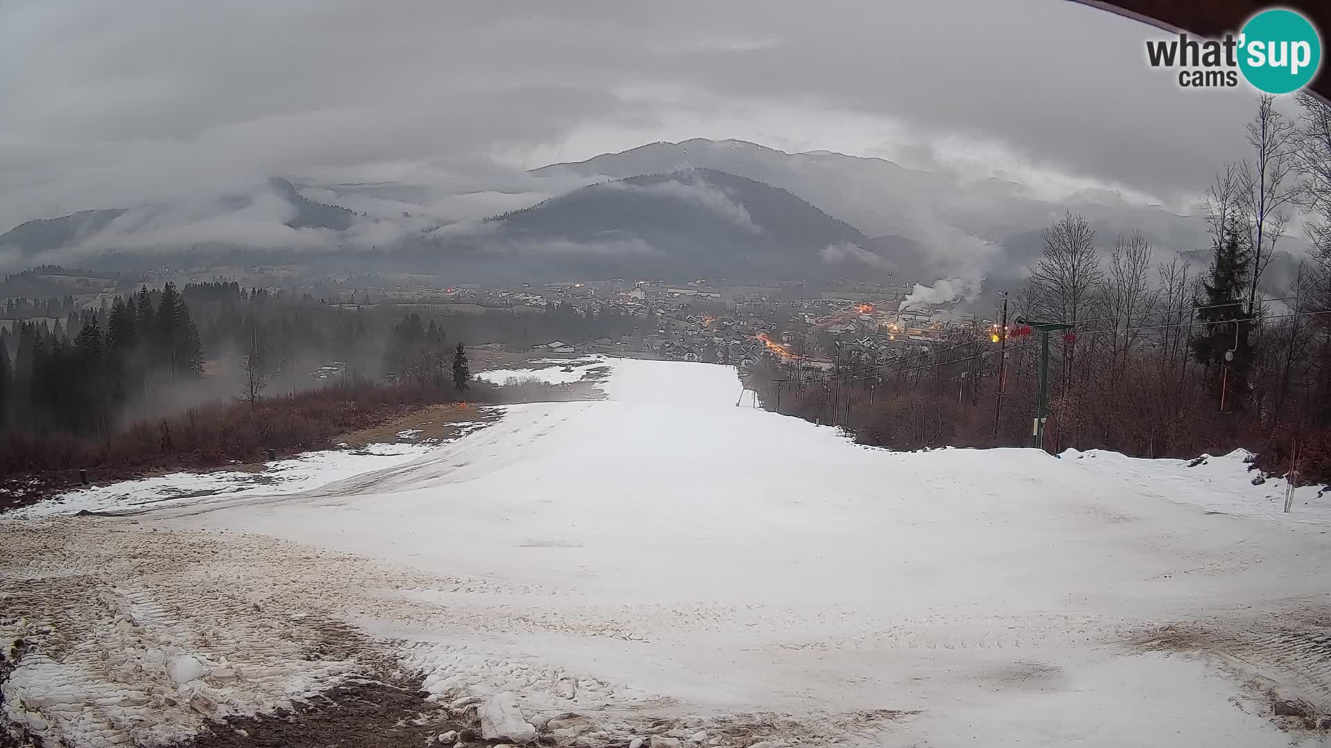 Webcam Bohinjska Bistrica – Live View from Kozji Hrbet Ski Station