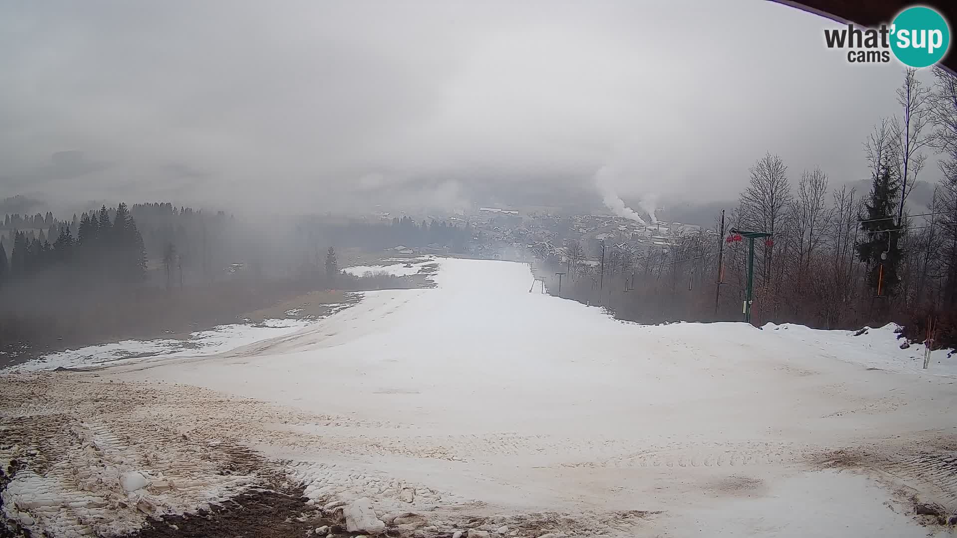 Webcam Bohinjska Bistrica – Live View from Kozji Hrbet Ski Station