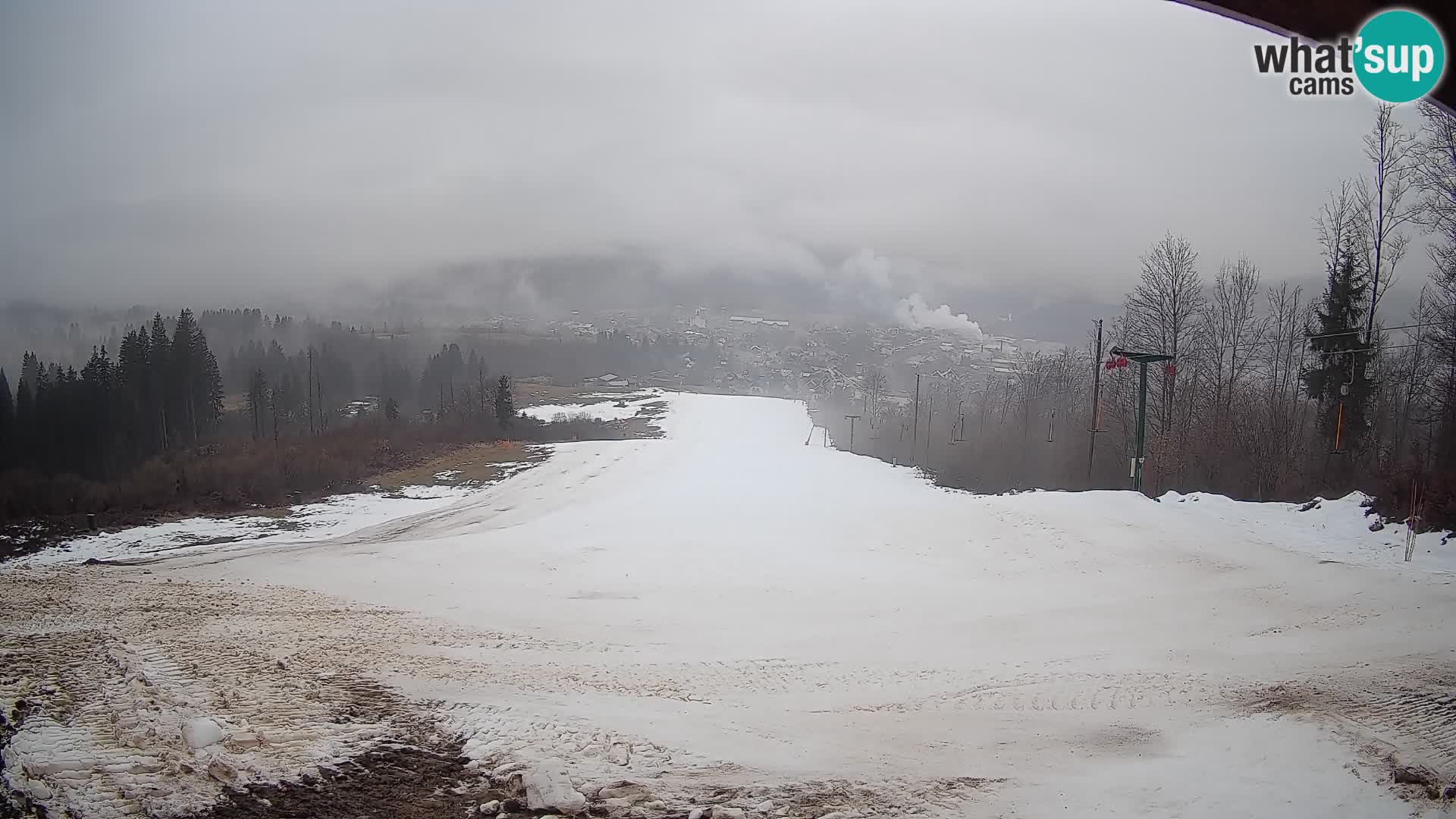 Webcam Bohinjska Bistrica – Vista live dalla stazione sciistica Kozji Hrbet