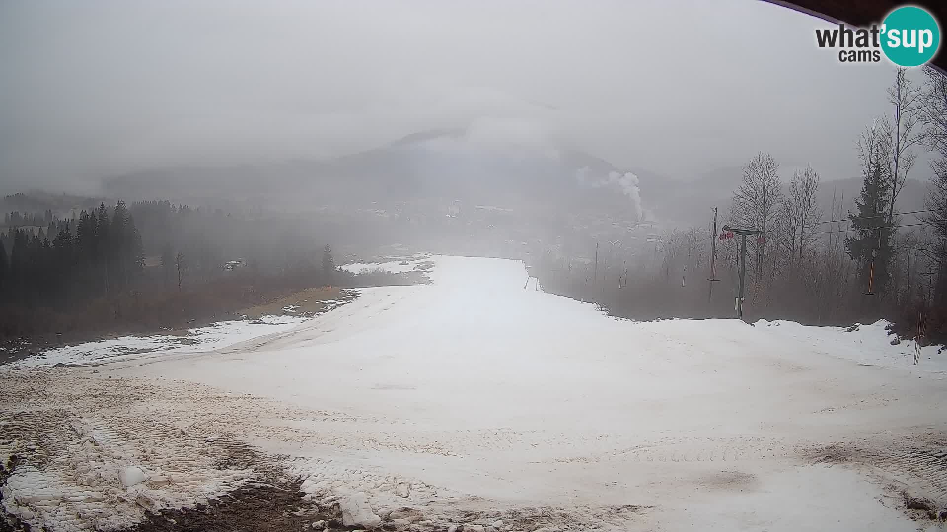 Webcam Bohinjska Bistrica – Vista live dalla stazione sciistica Kozji Hrbet