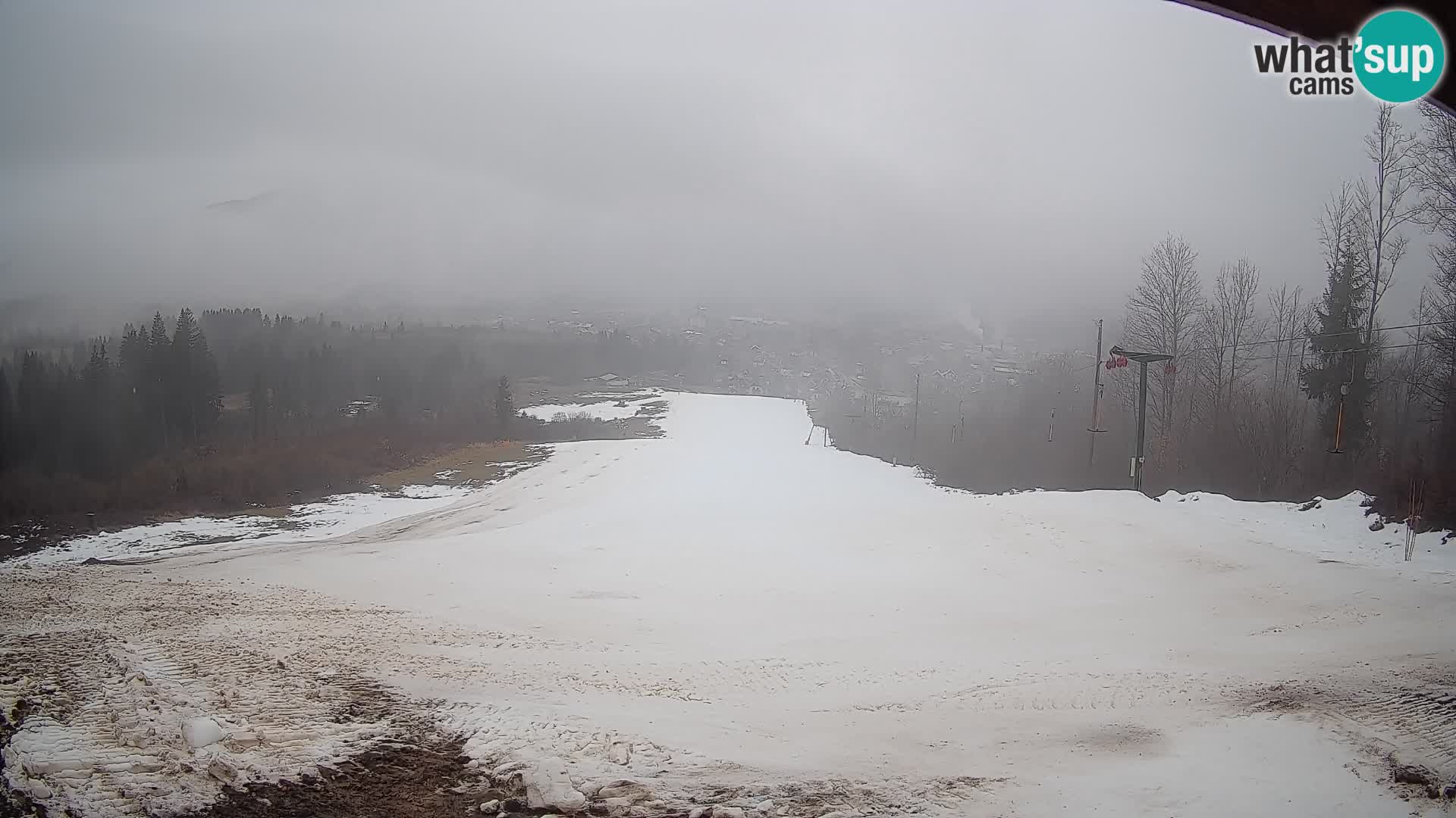 Webcam Bohinjska Bistrica – Vista live dalla stazione sciistica Kozji Hrbet
