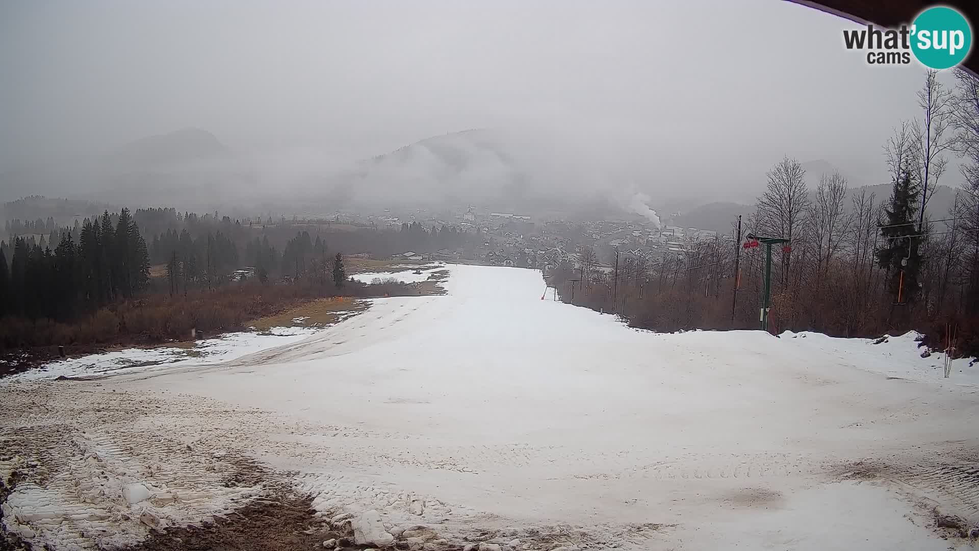 Webcam Bohinjska Bistrica – Live View from Kozji Hrbet Ski Station