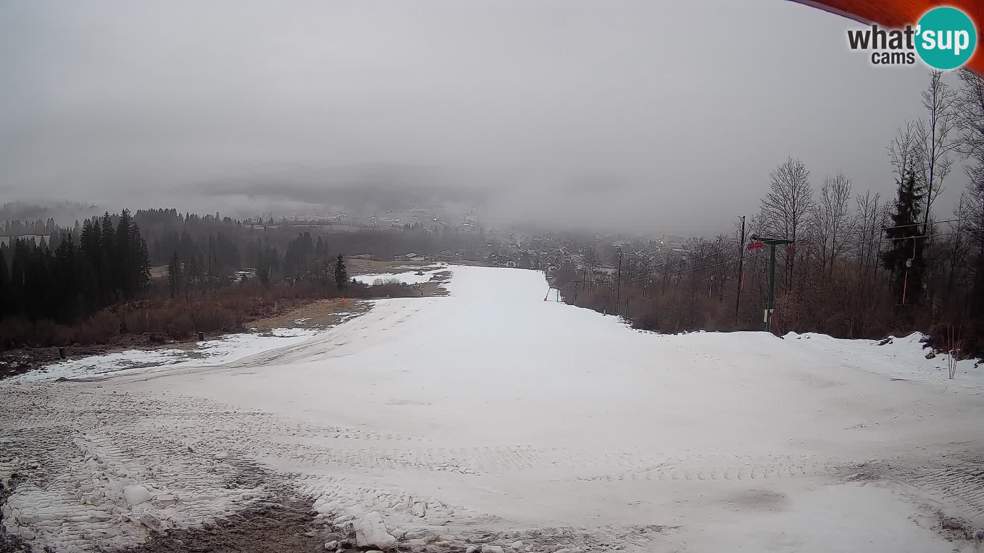 Webcam Bohinjska Bistrica – Vista live dalla stazione sciistica Kozji Hrbet