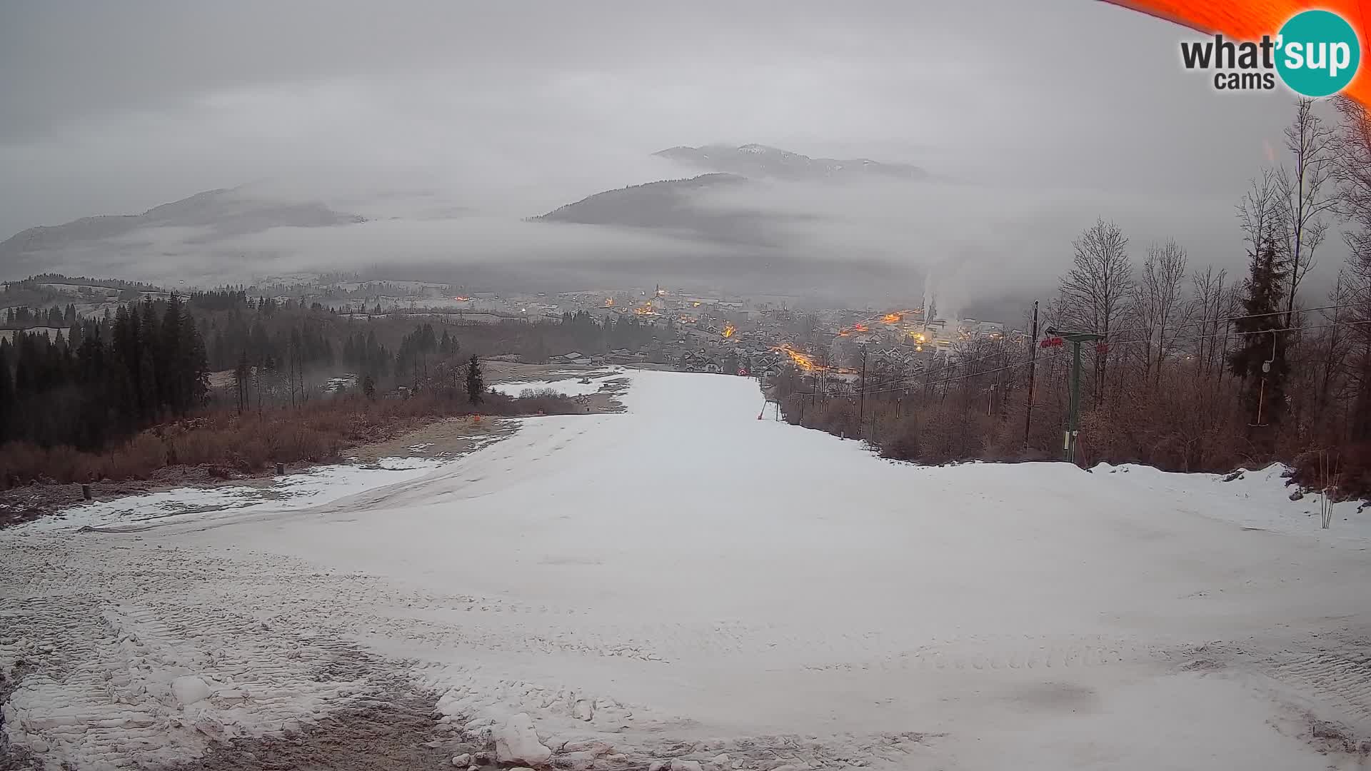 Webcam Bohinjska Bistrica – Live View from Kozji Hrbet Ski Station